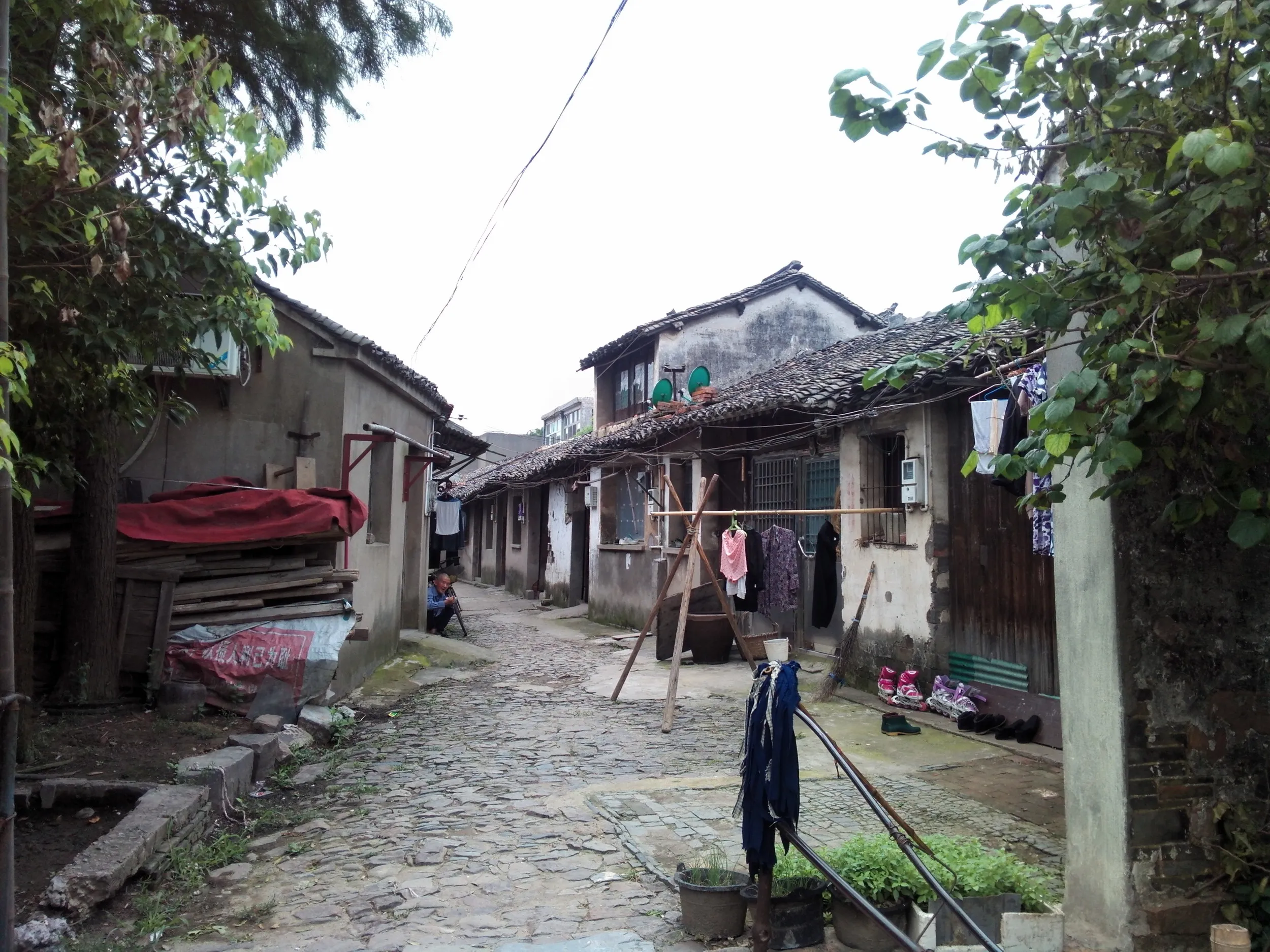 方橋商住小区付近の風景