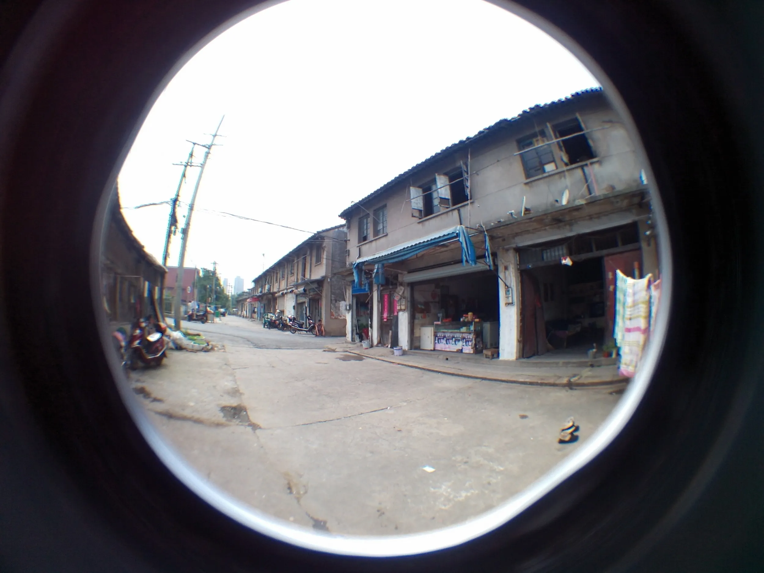 方橋商住小区付近の風景