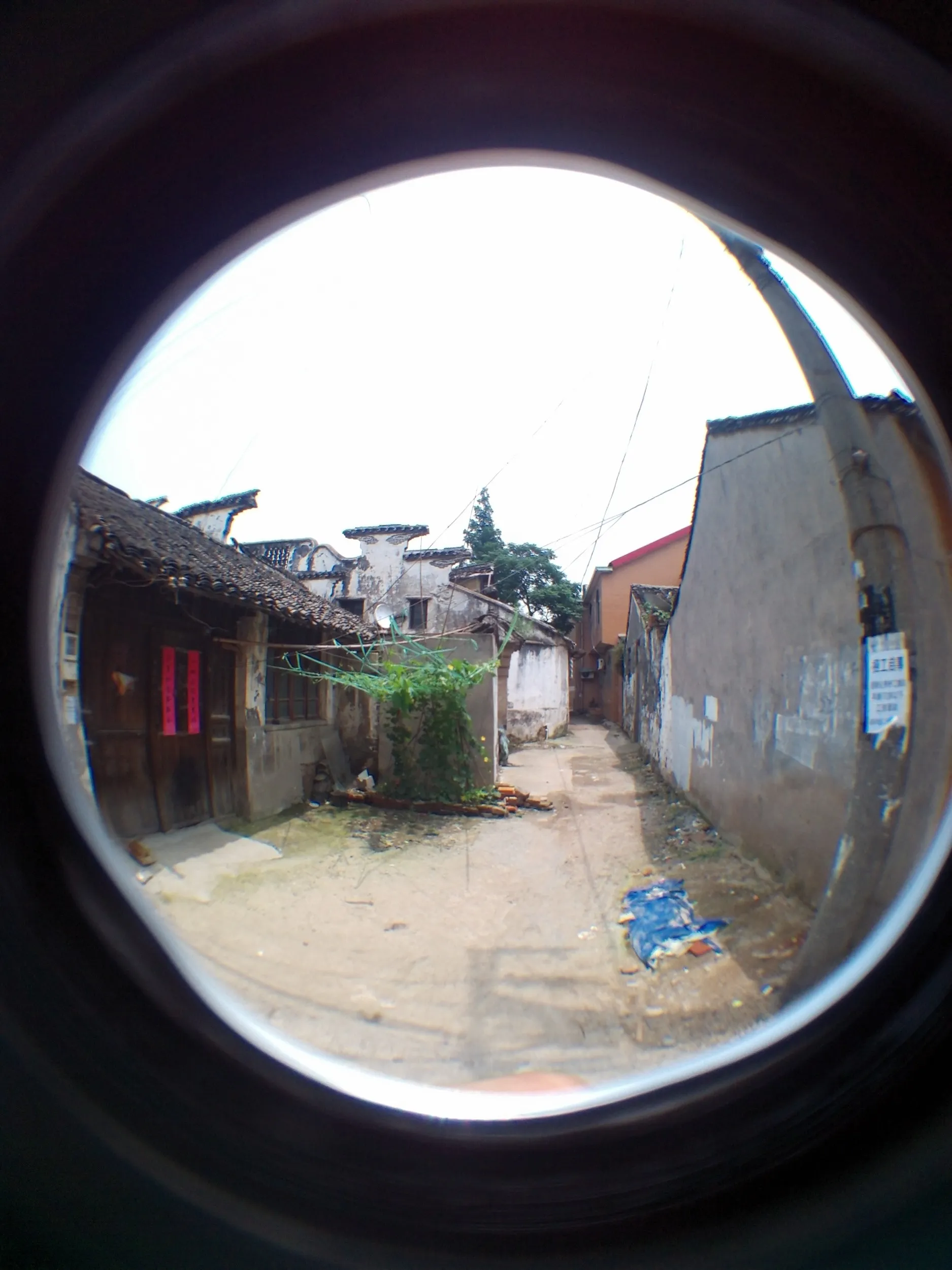 方橋商住小区付近の風景