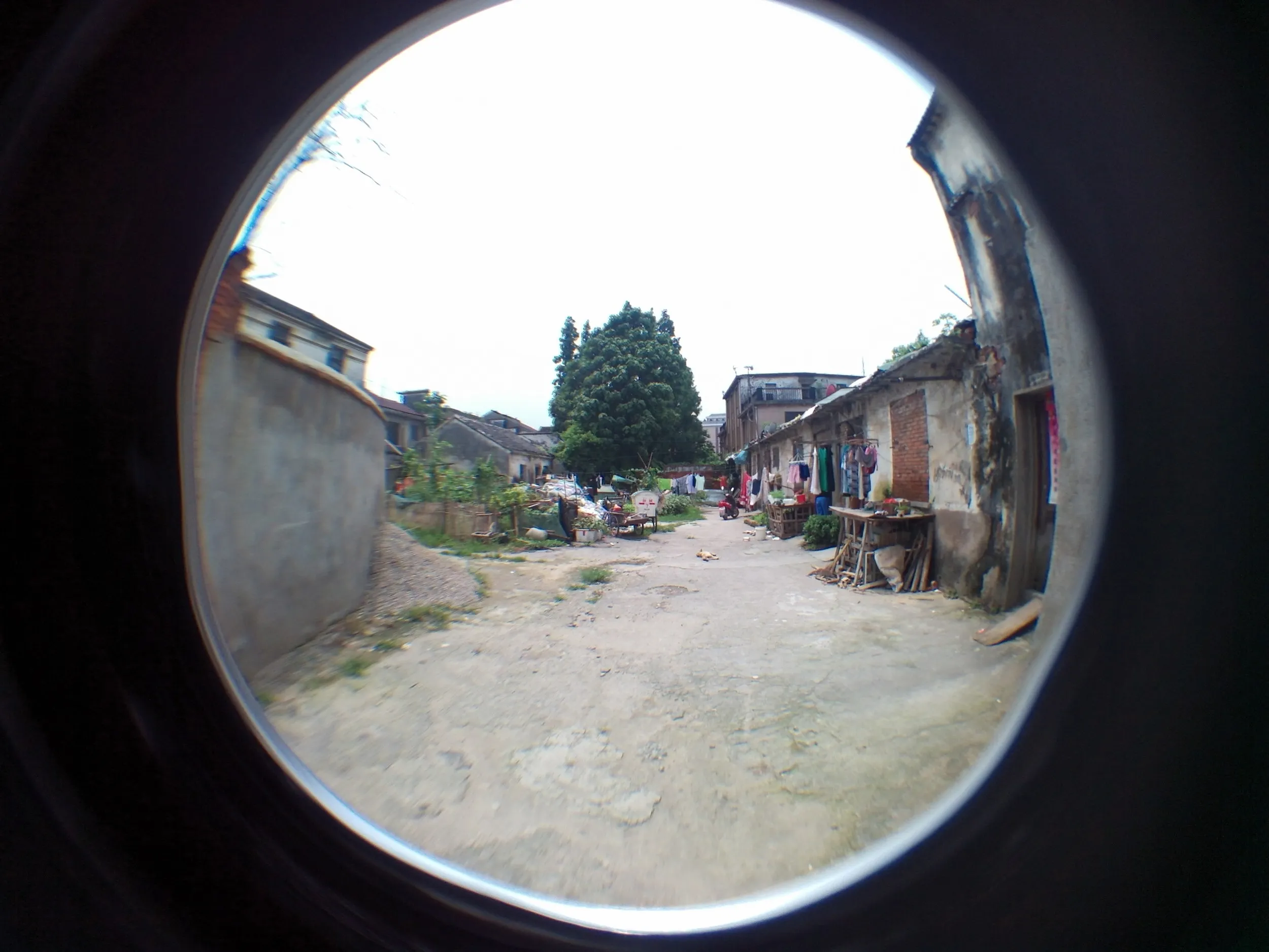 方橋商住小区付近の風景