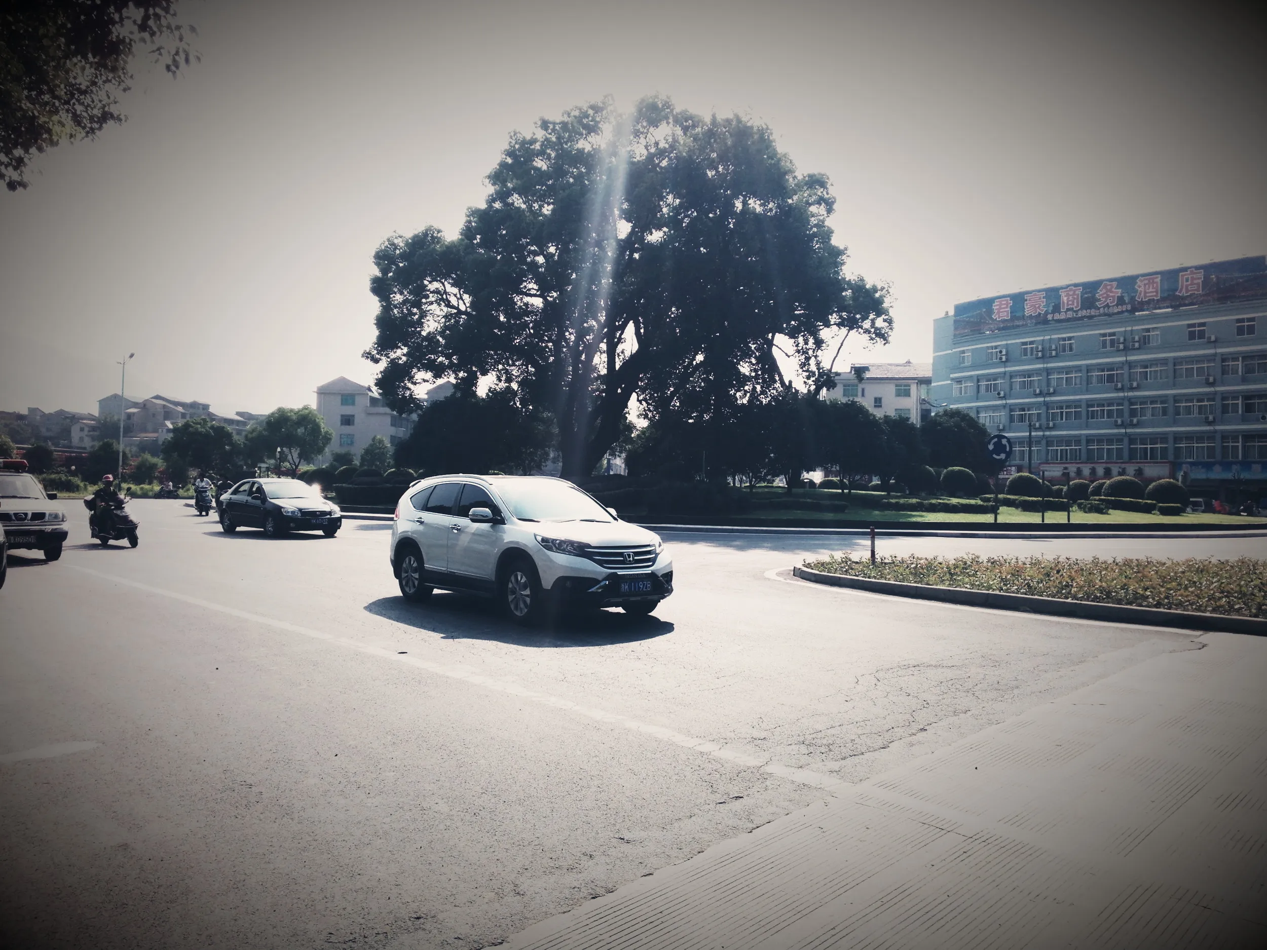 問漁路のロータリー