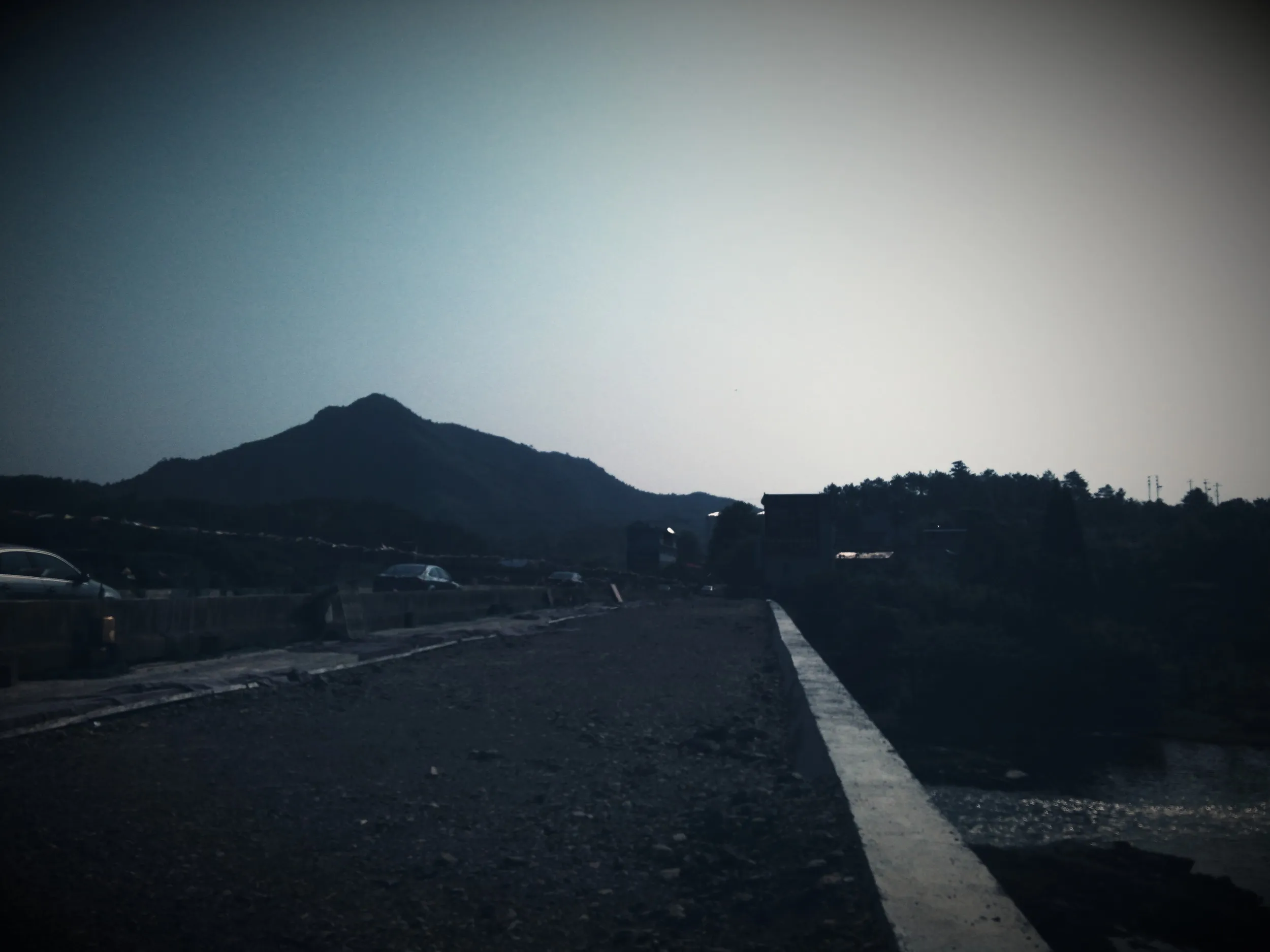 坦五線の橋から眺めた風景