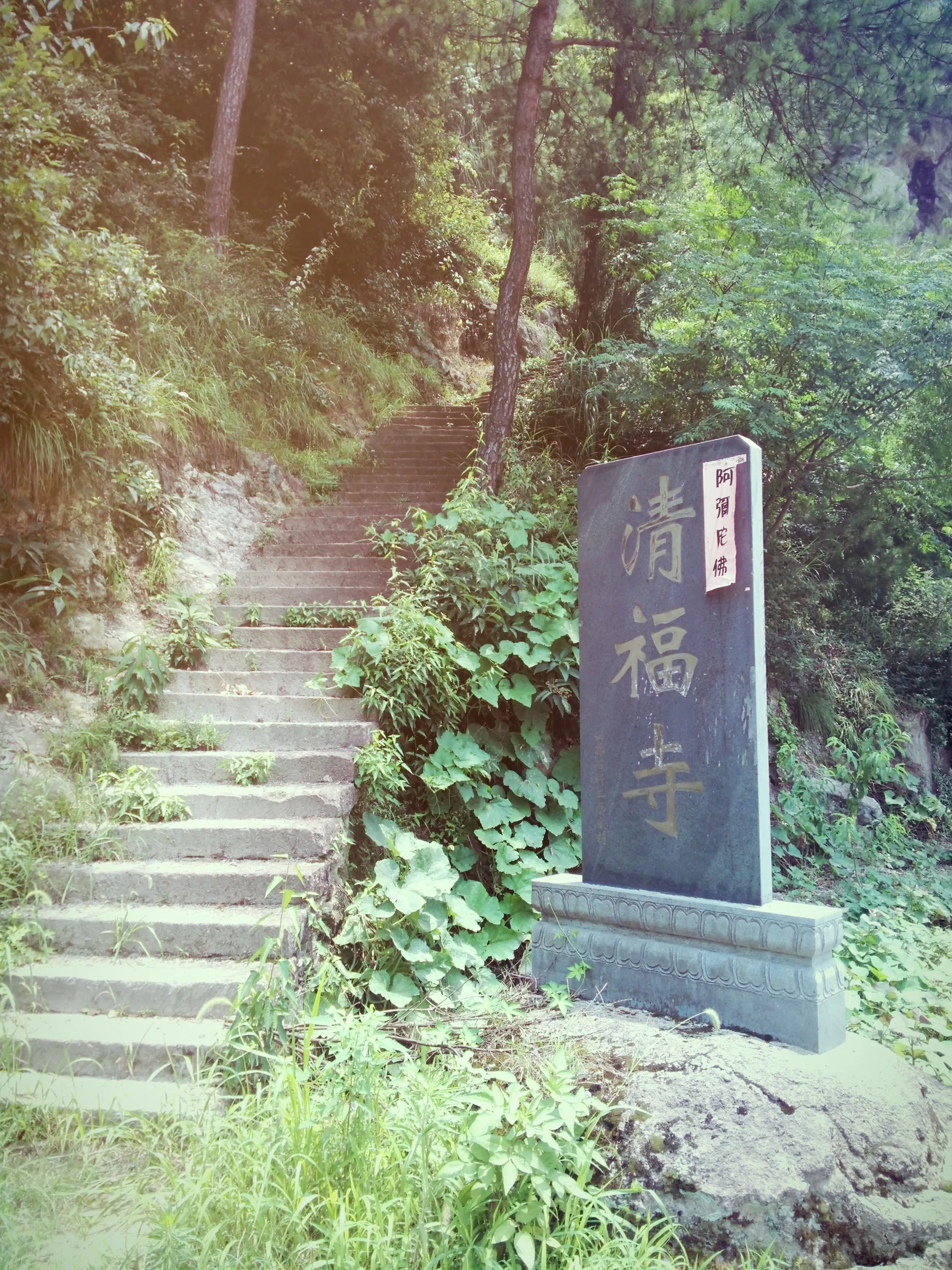 清福寺の入り口