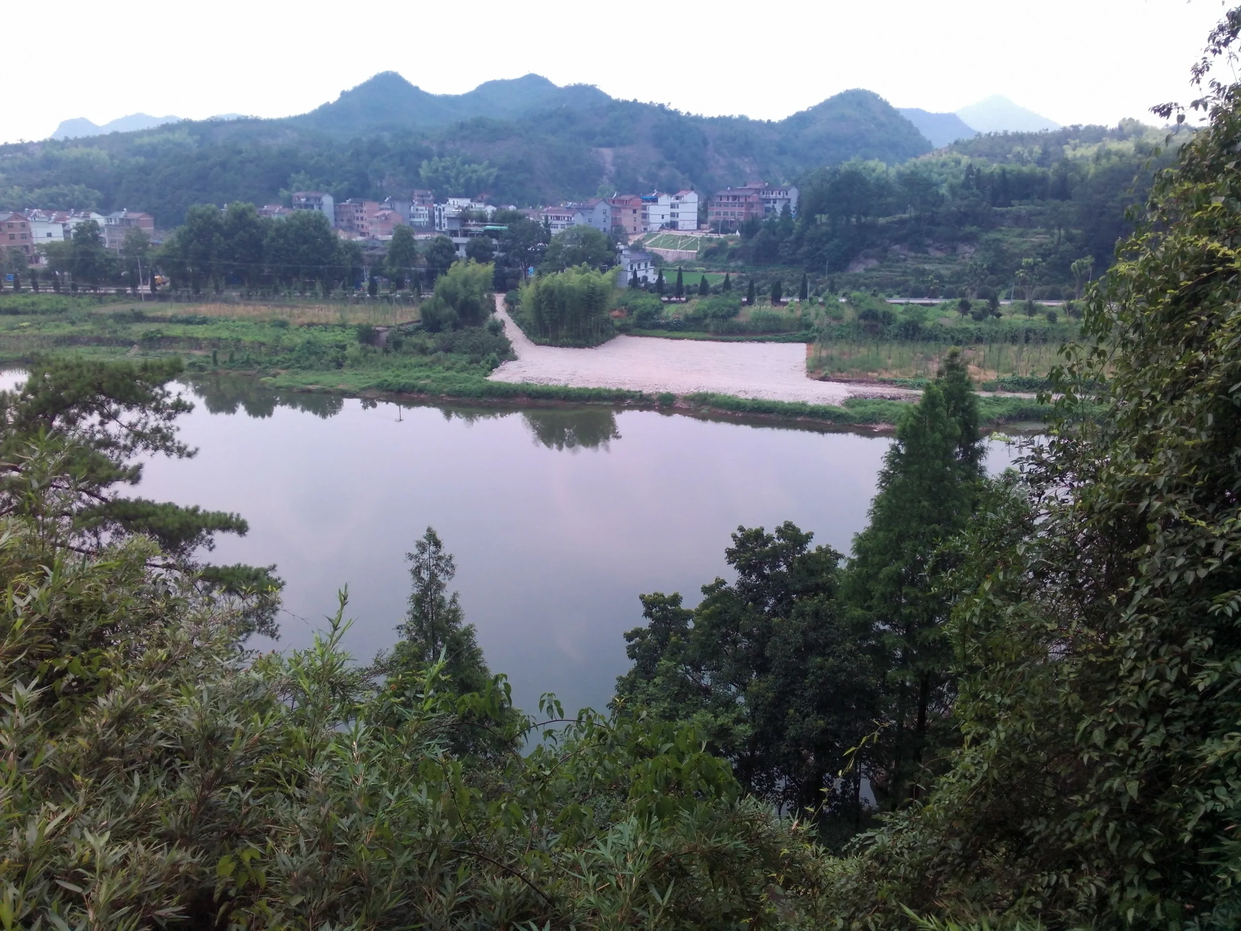 崑岩洞天付近から眺めた風景