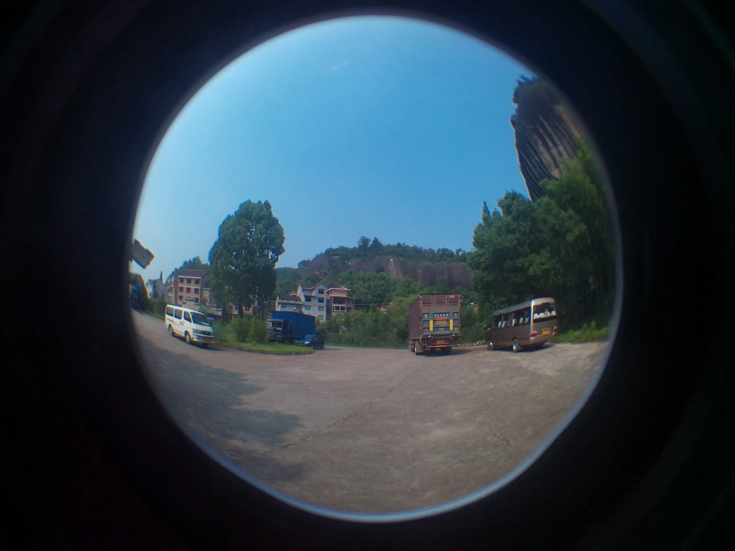 小赤壁の駐車場