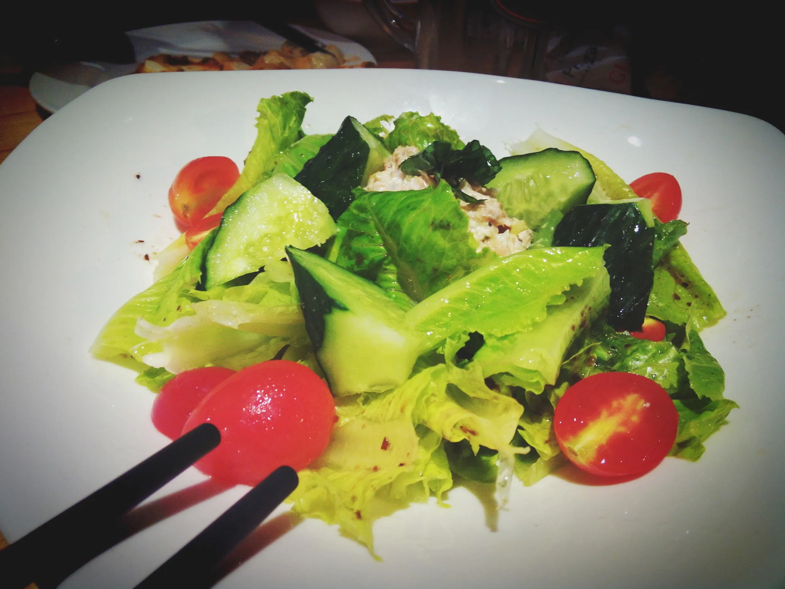 外灘啤酒總匯のサラダ