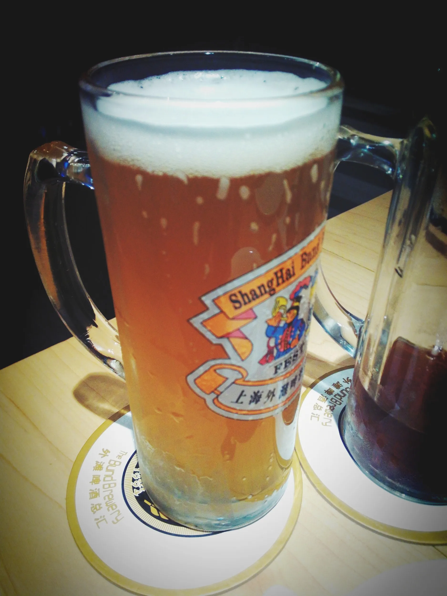 外灘啤酒總匯の黄ビール