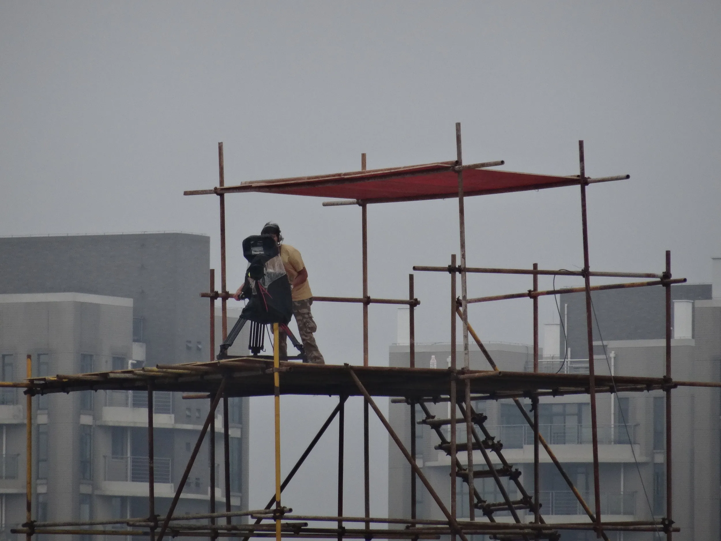 TV局のカメラマン