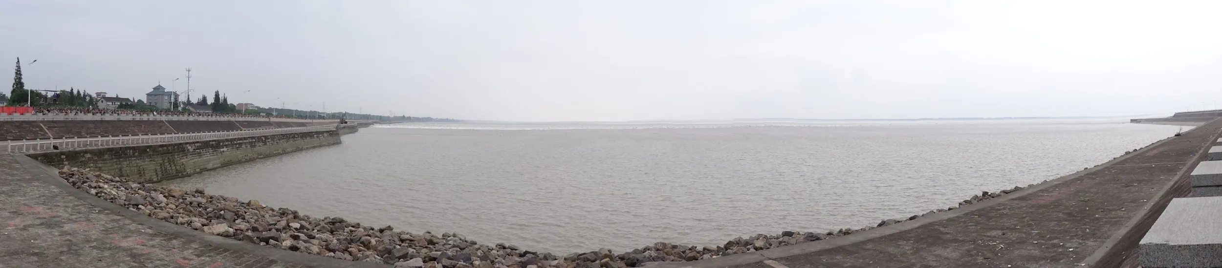 大潮・逆流をHX-50Vでパノラマ撮影