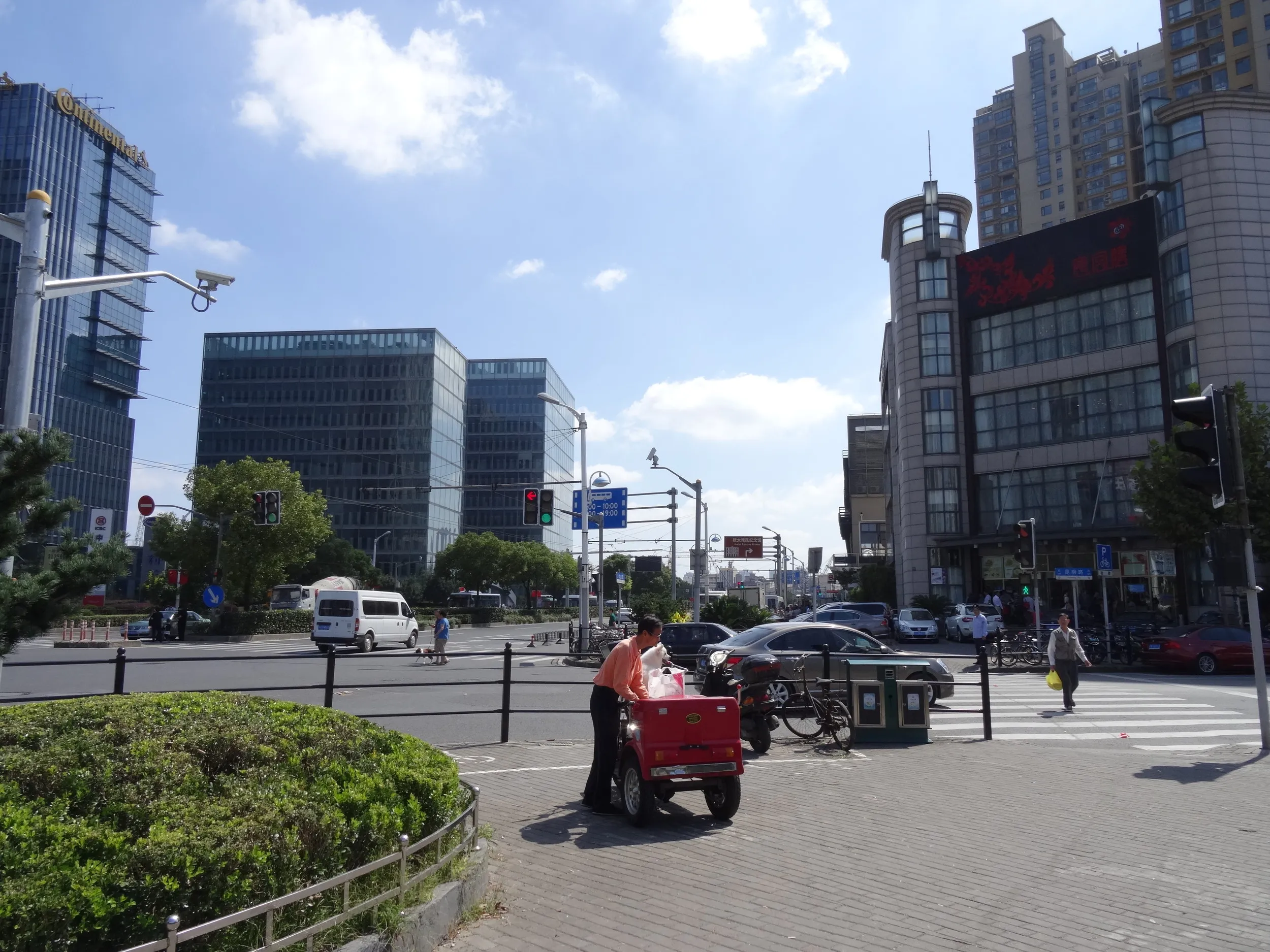 大連路駅付近の風景