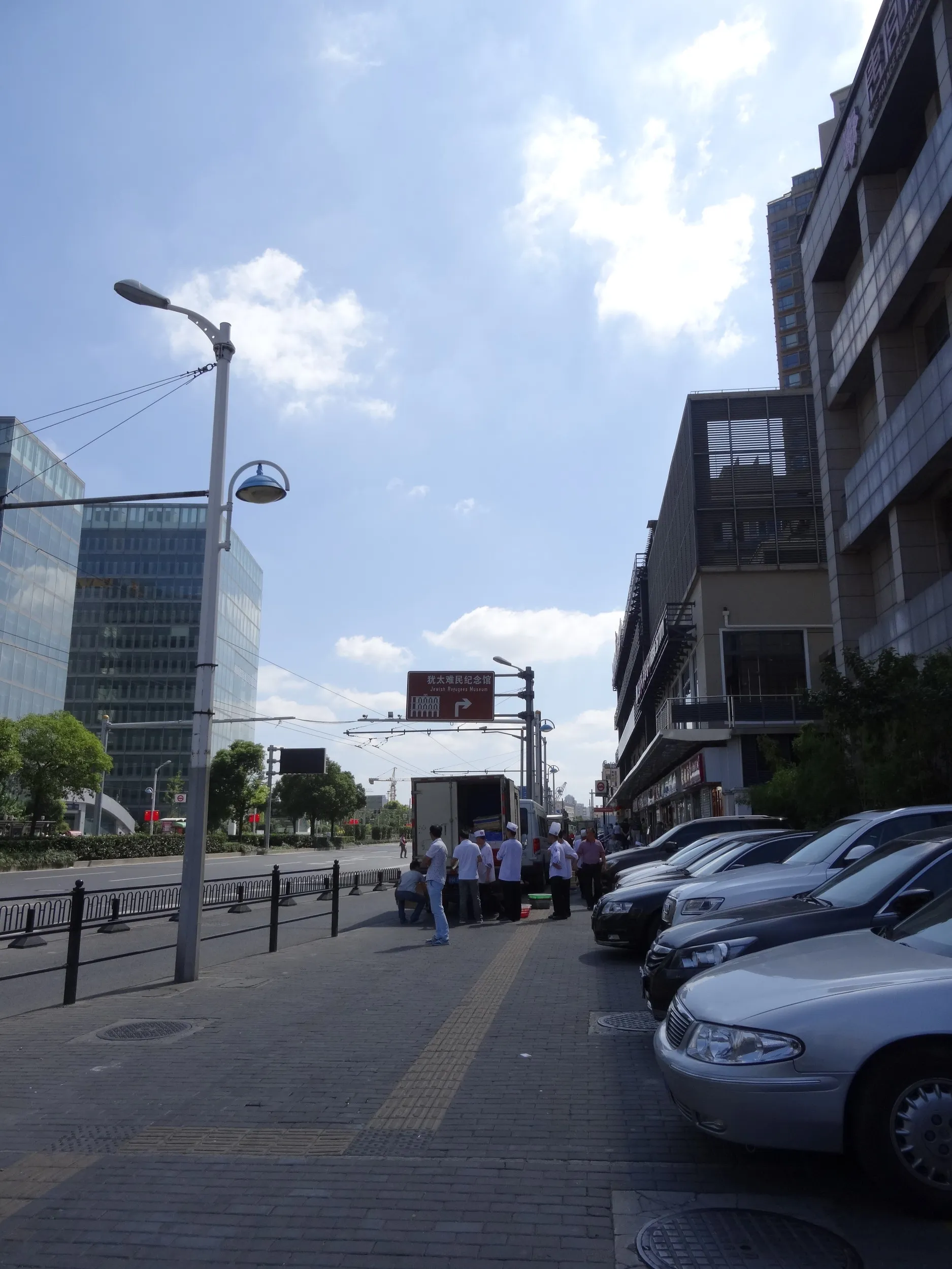 大連路駅付近の風景