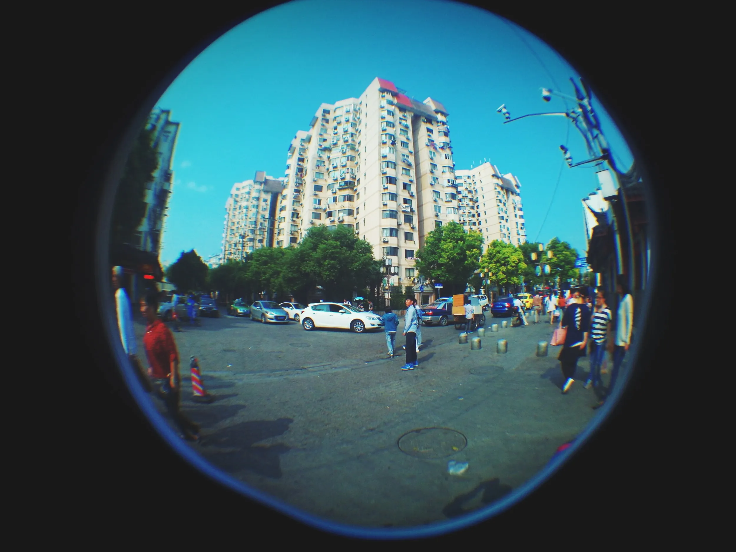 七宝老街へ入る