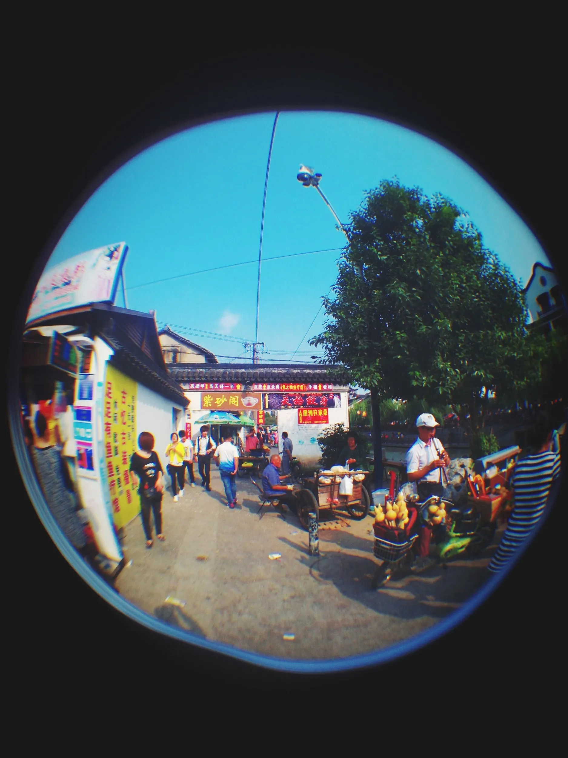 七宝老街の街並み