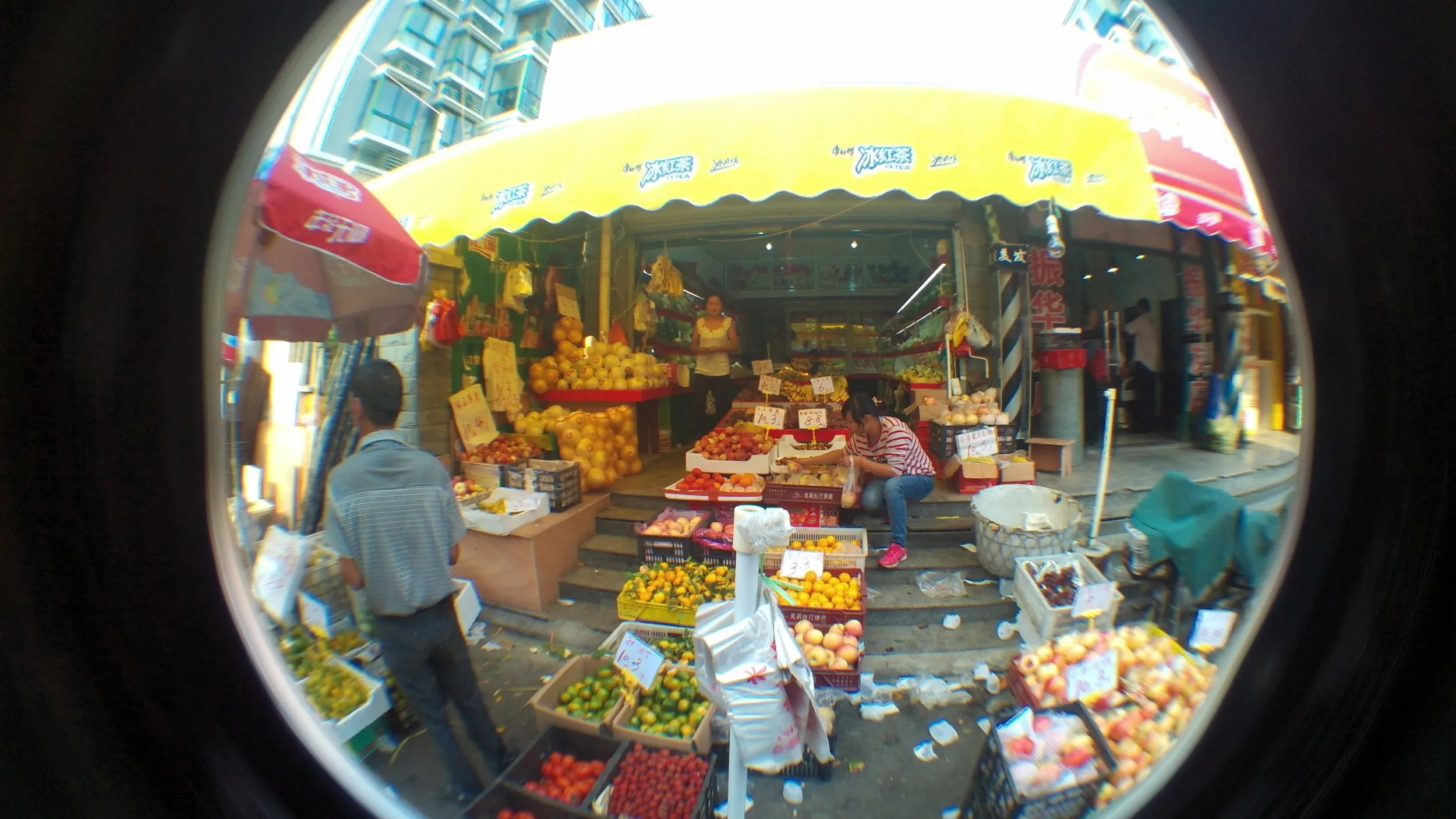 七宝老街の風景