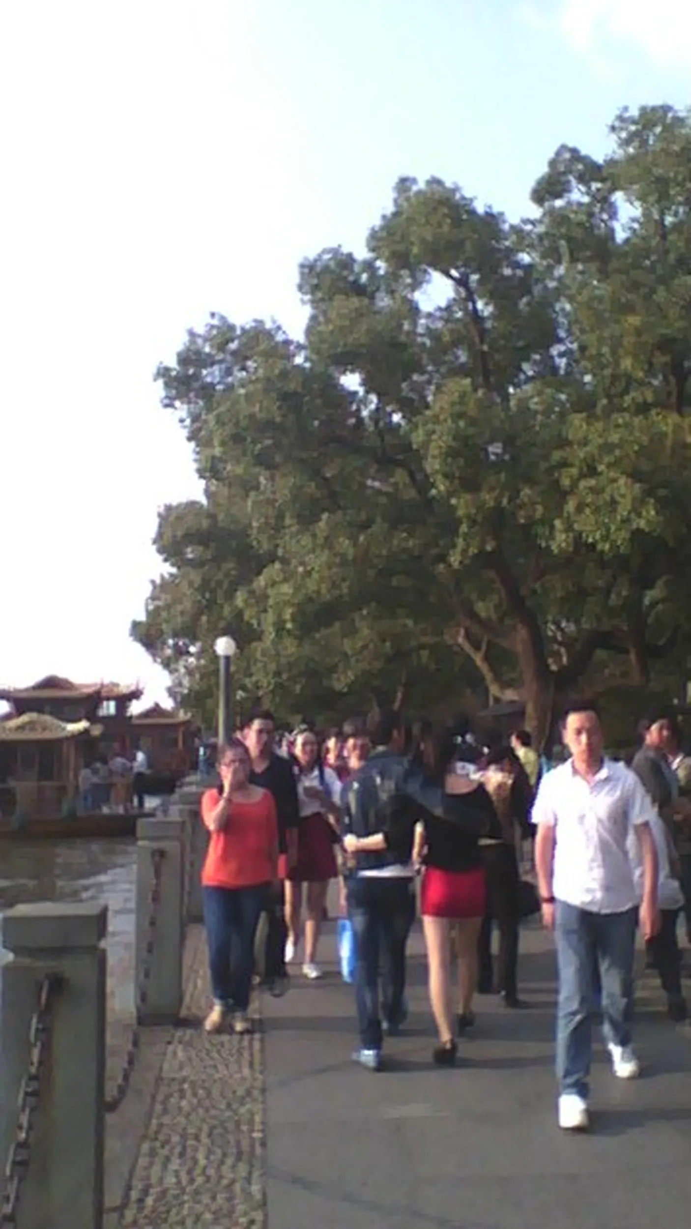 西湖でタイムラプス撮影