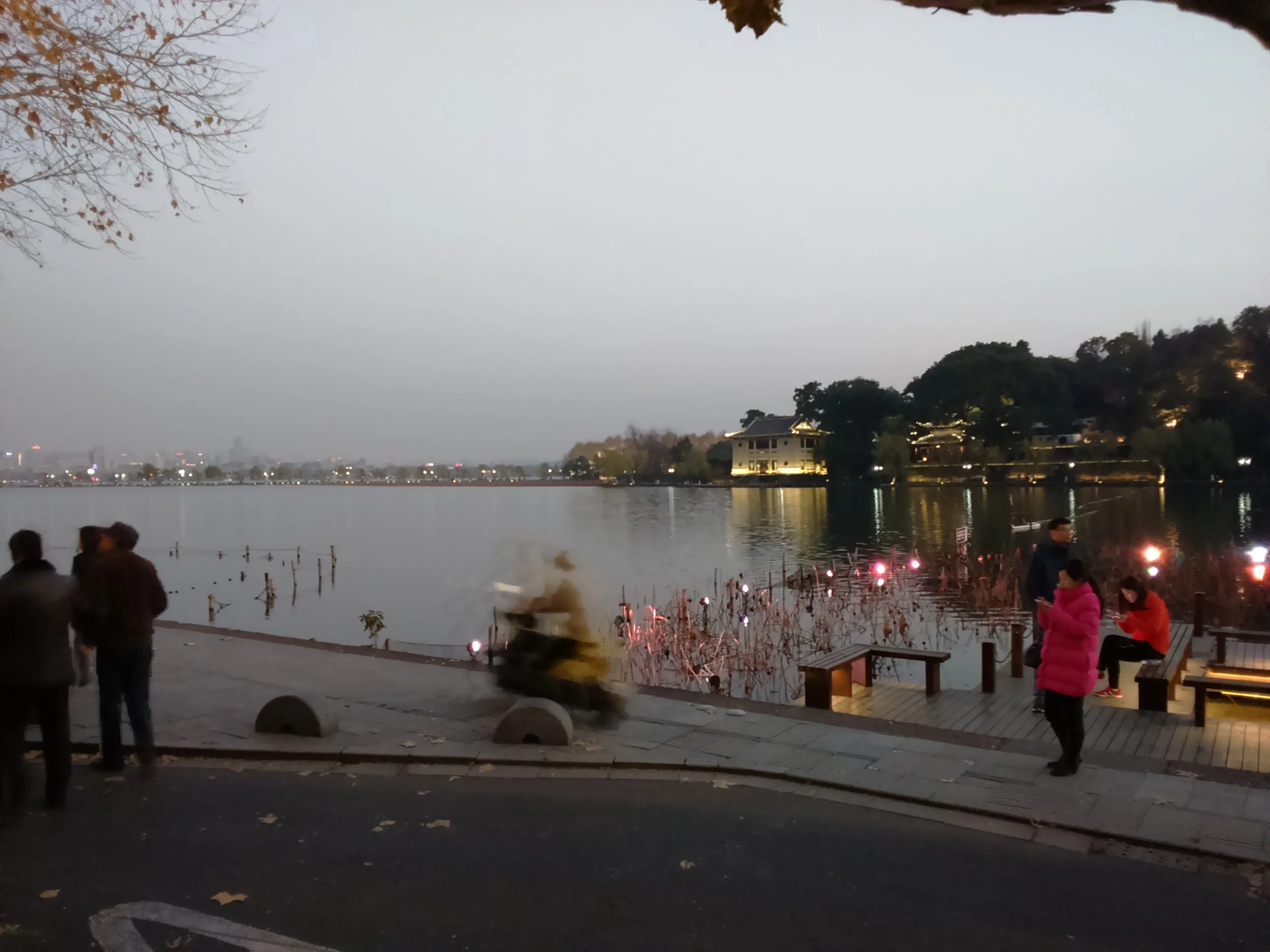 夜の杭州＆西湖