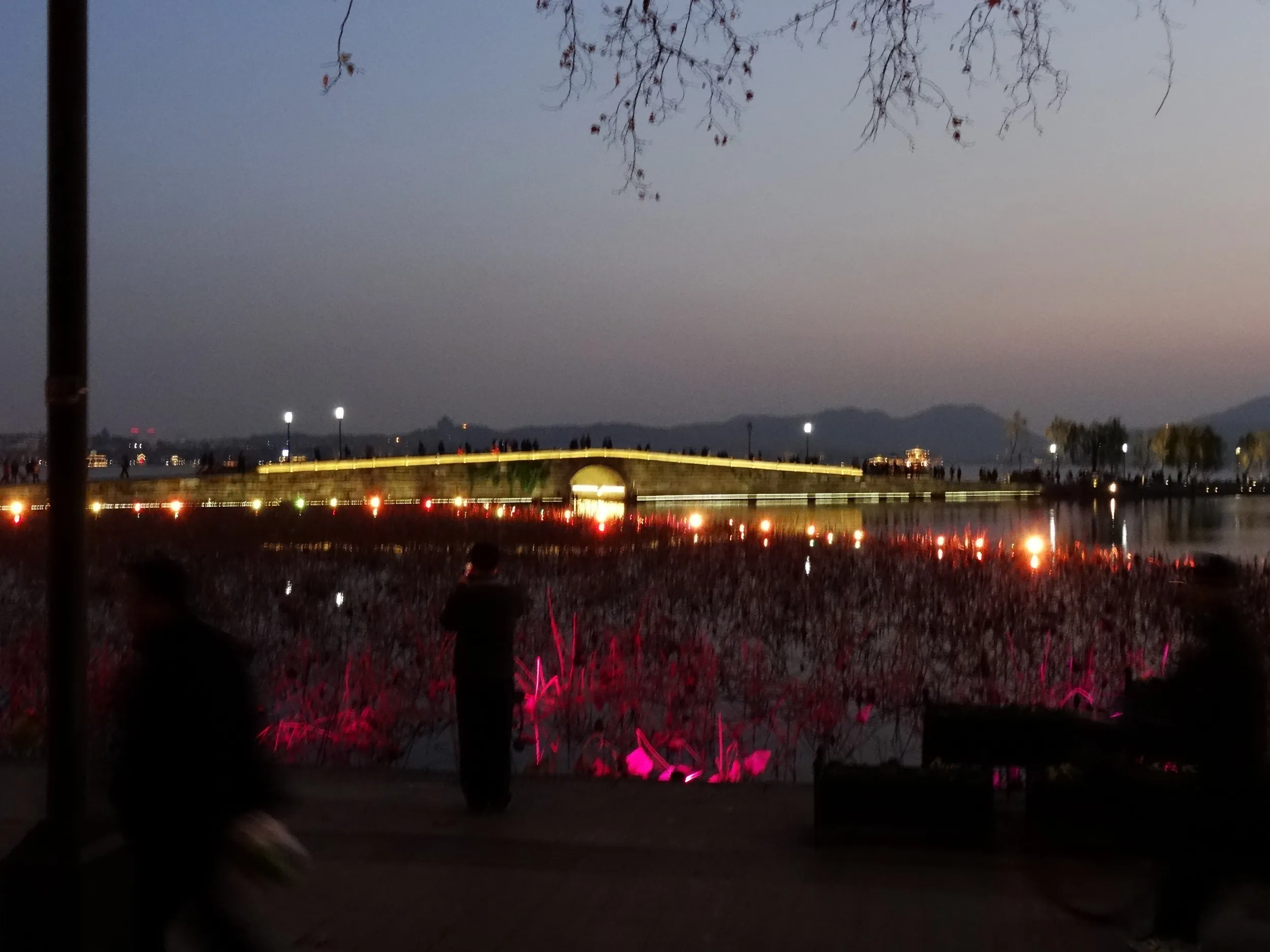 夜の杭州＆西湖