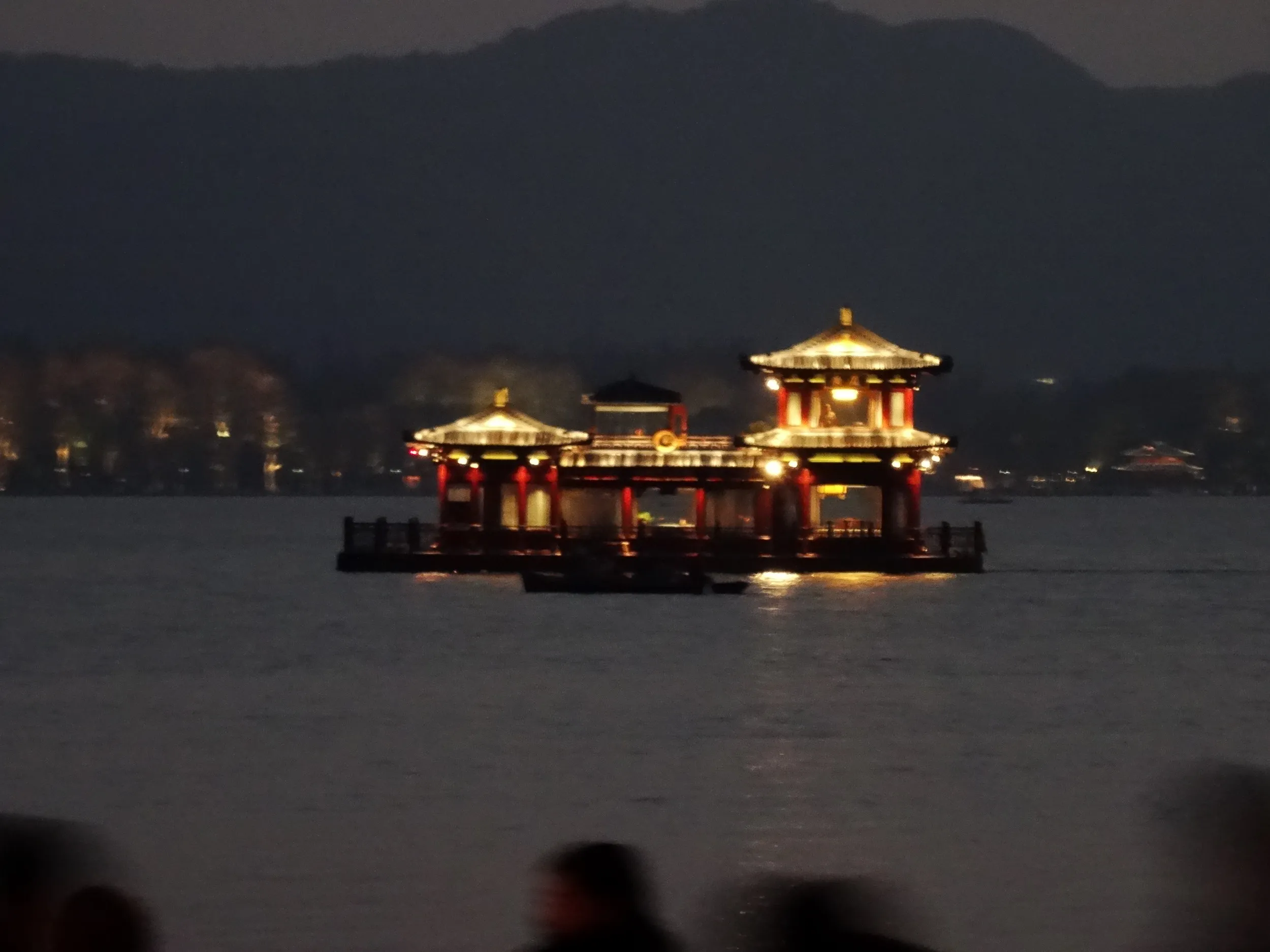 夜の杭州＆西湖