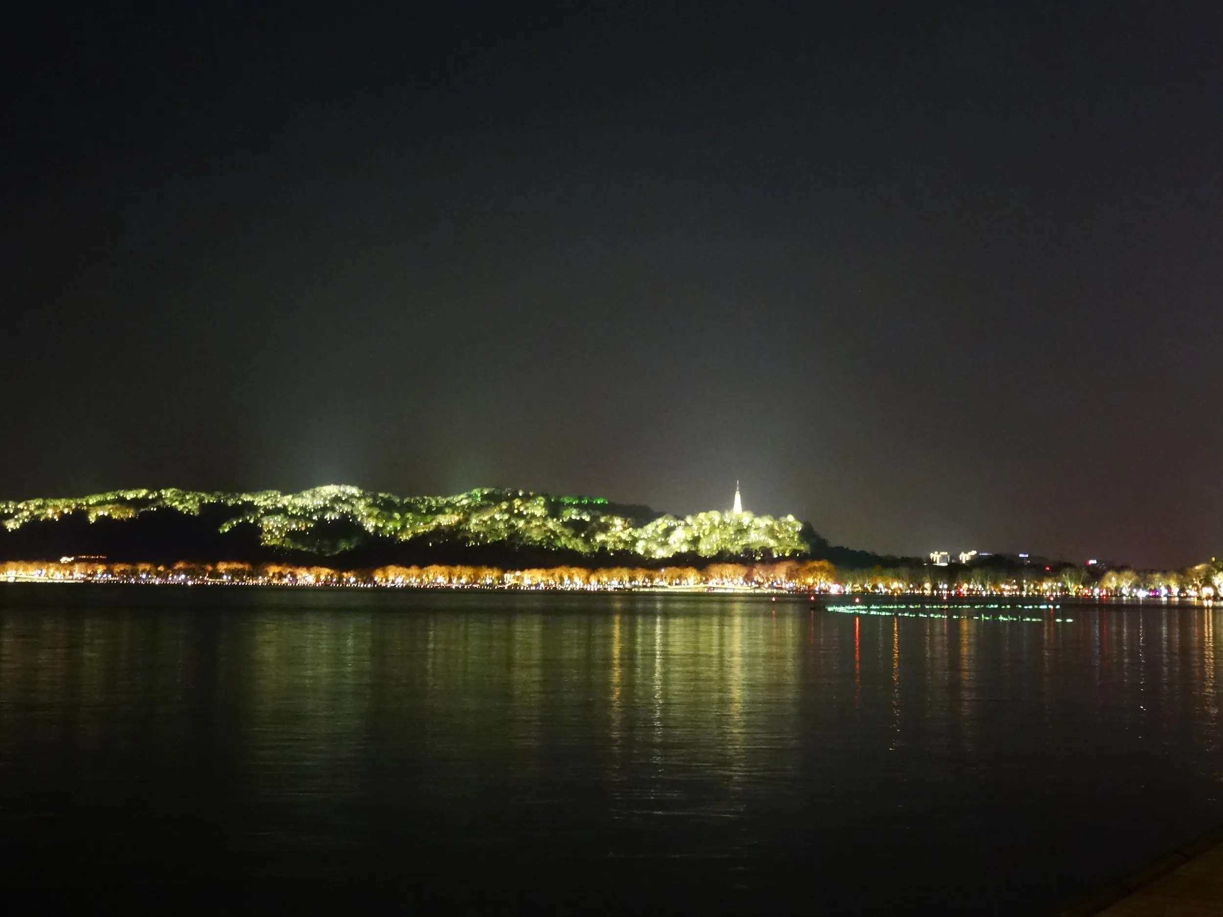夜の杭州＆西湖