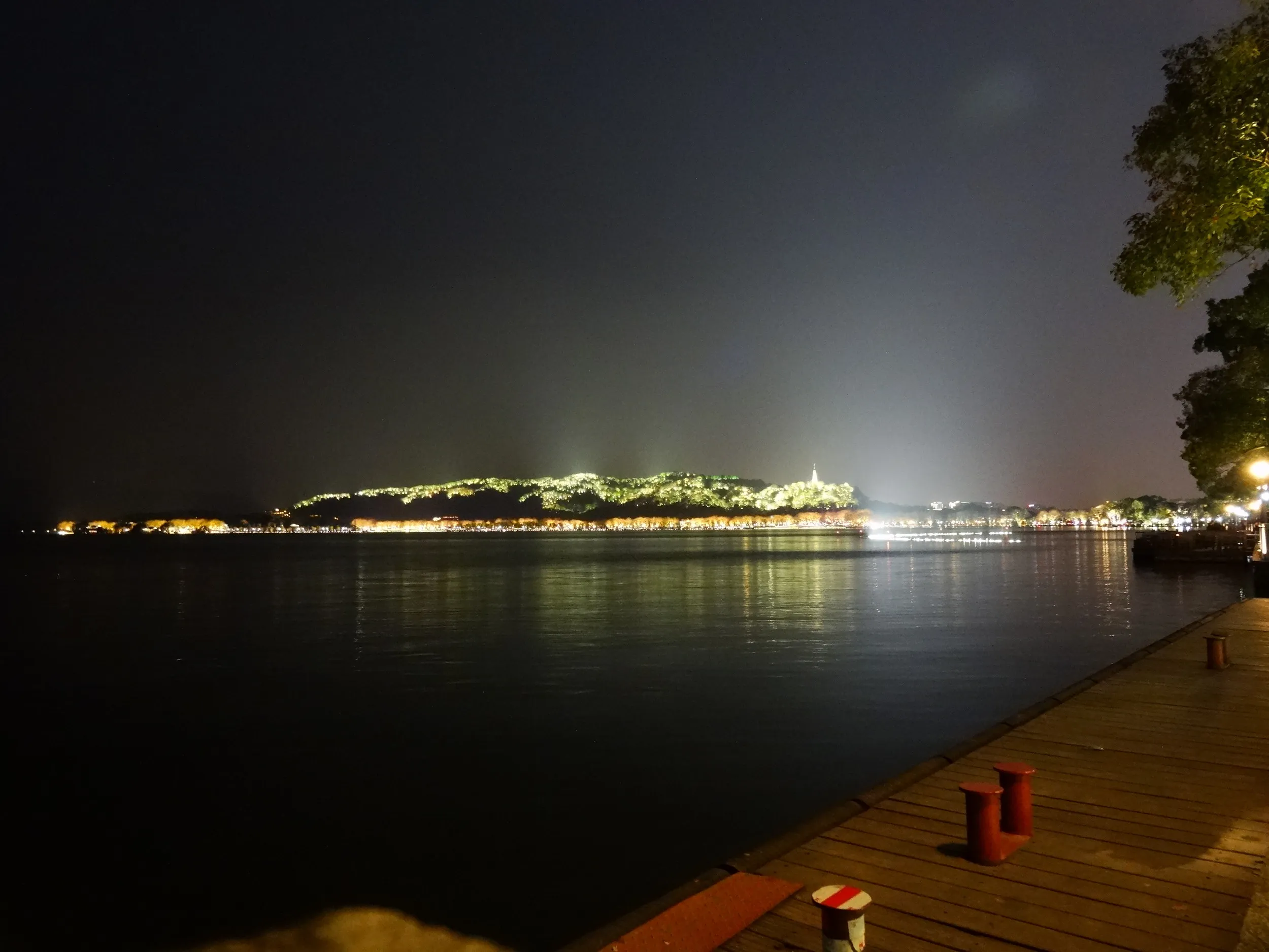 夜の杭州＆西湖