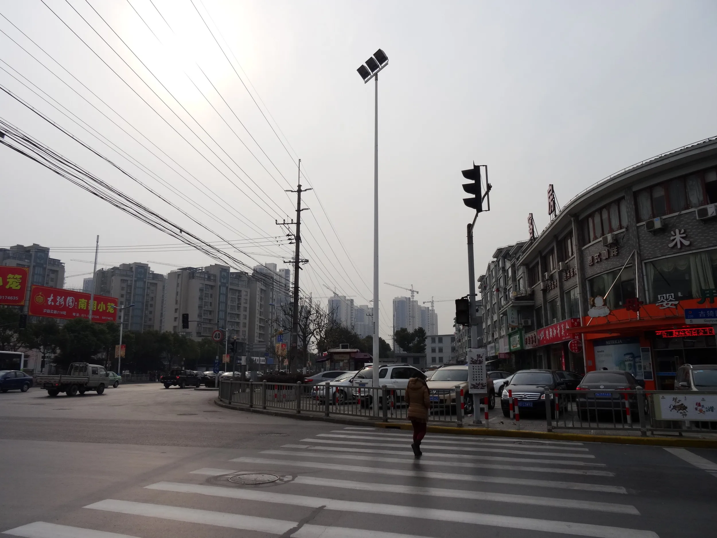 南翔老街までの道のり