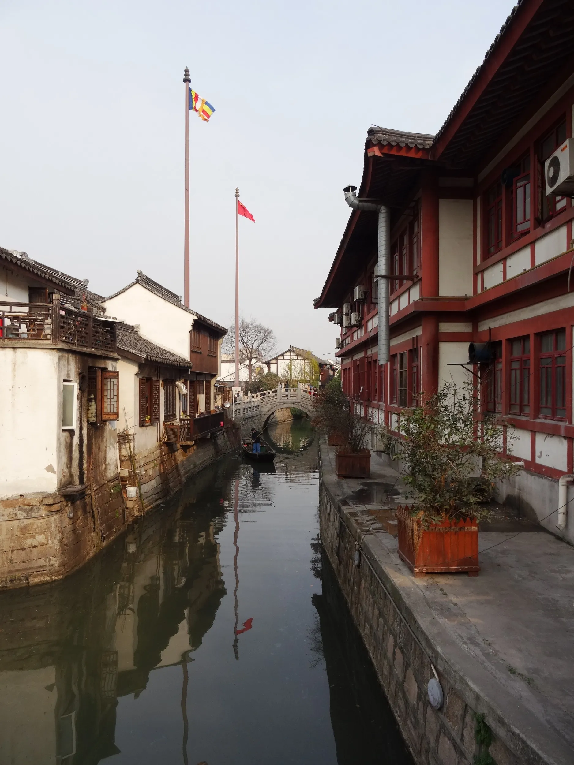 南翔老街、歩行者天国付近の風景