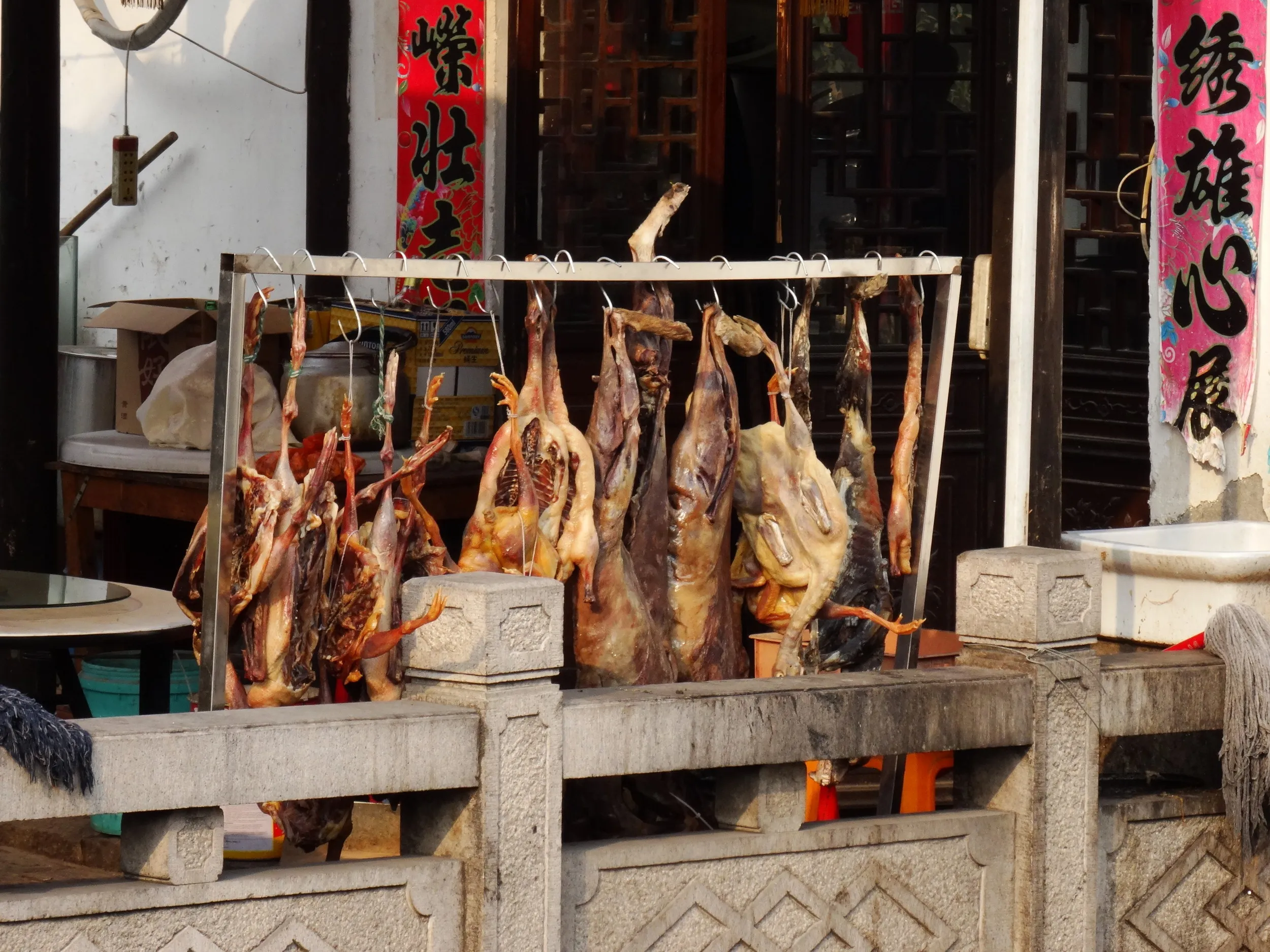 南翔老街、歩行者天国付近の風景