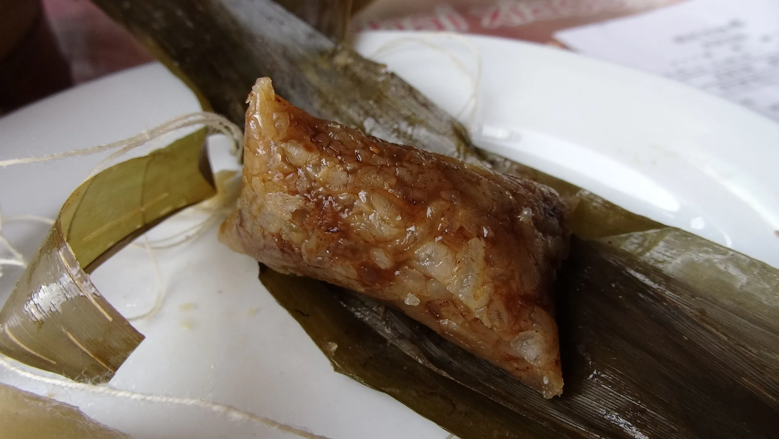 上海小吃人家で食べた粽(ちまき)