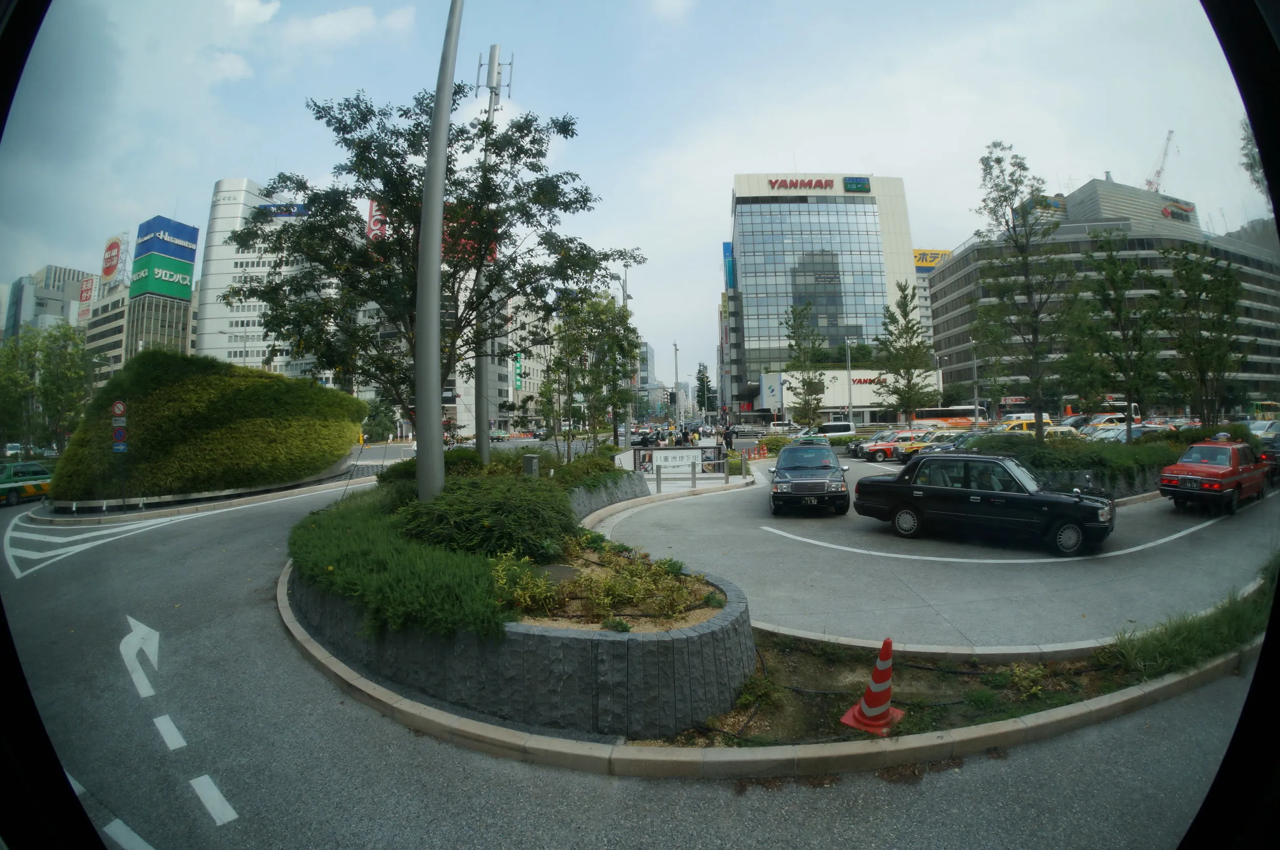 高速バスの車窓