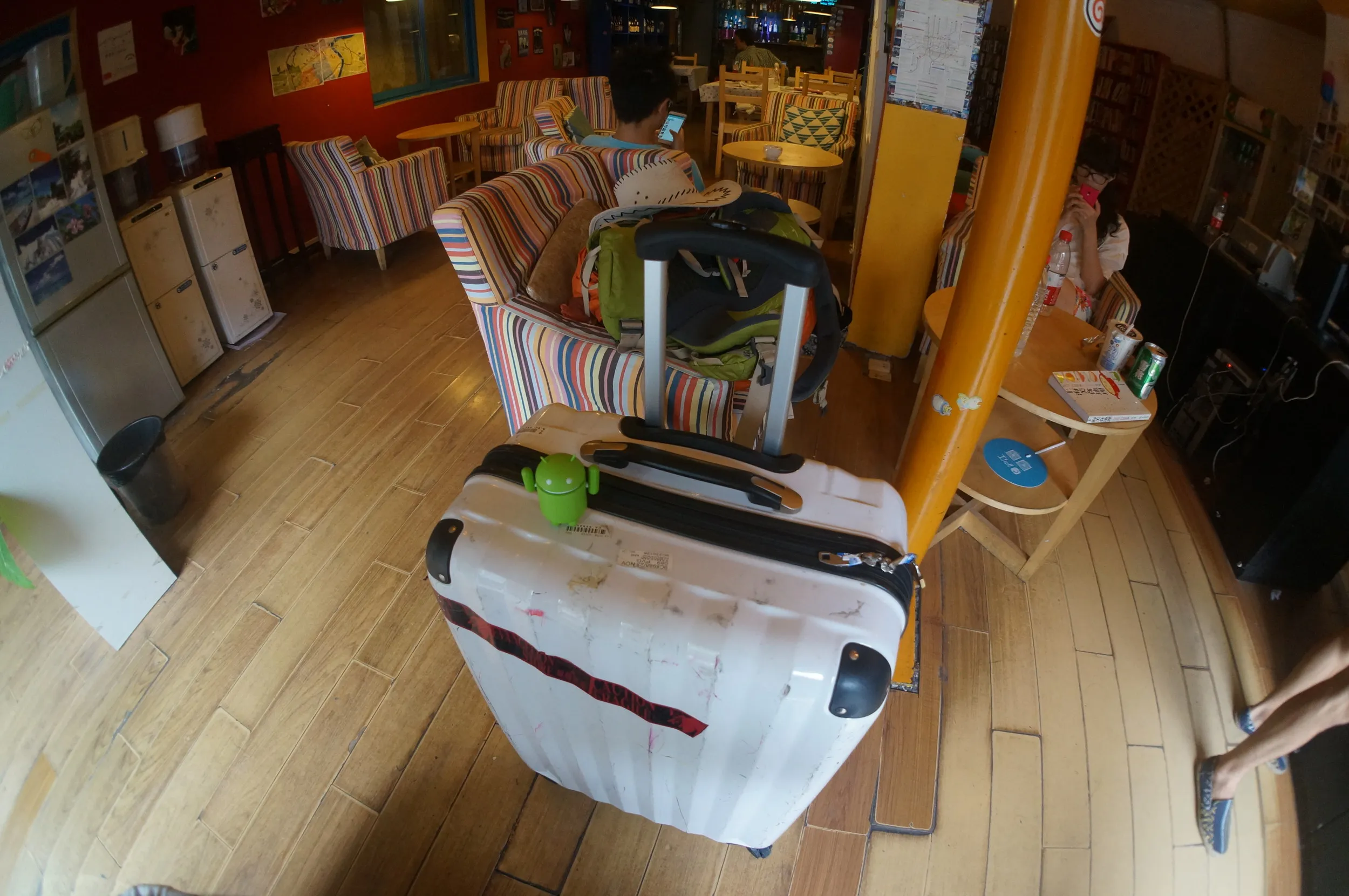 大隠国際青年旅舎のフロント