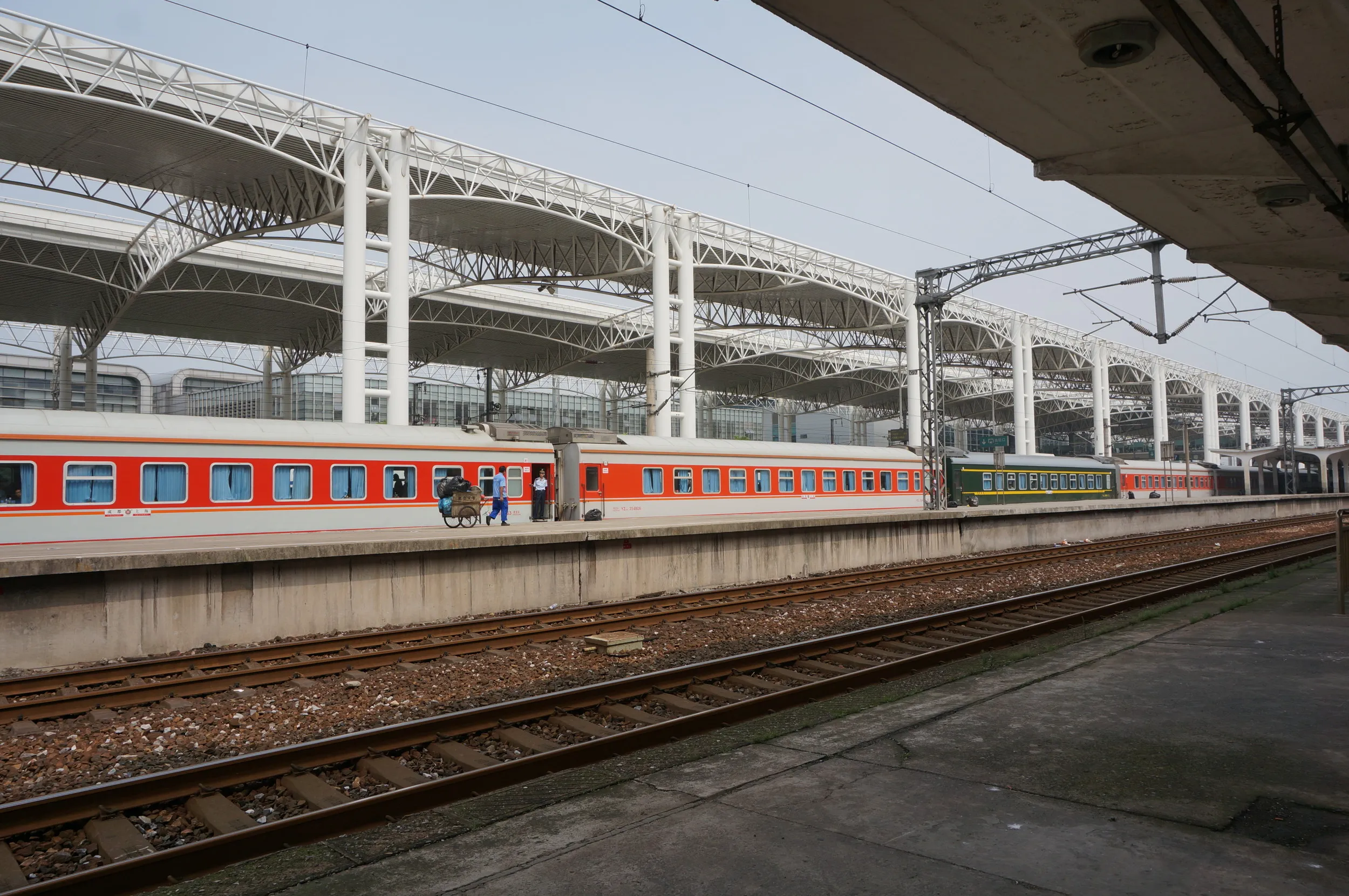常州駅のホーム