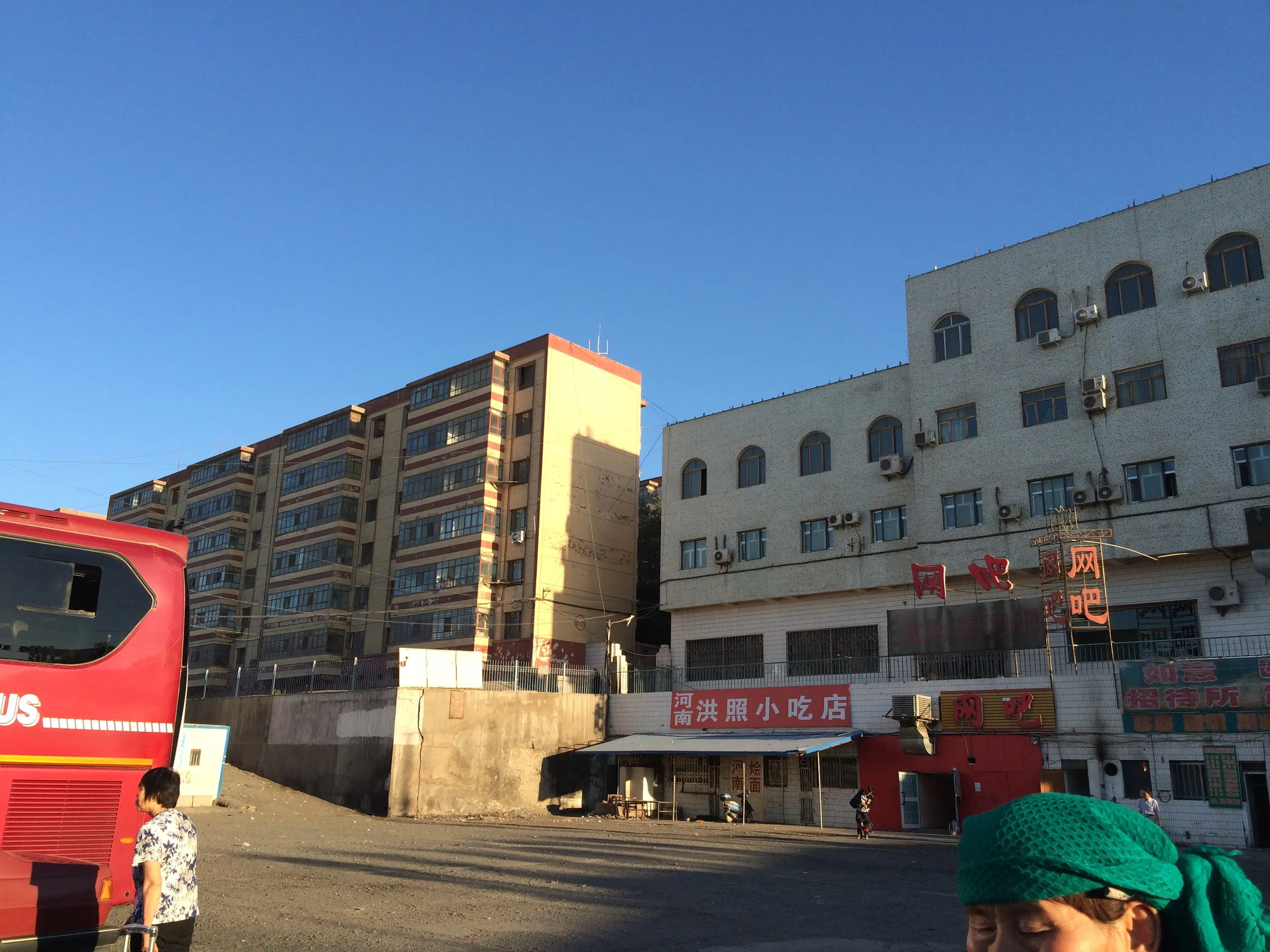 大河沿鎮の風景