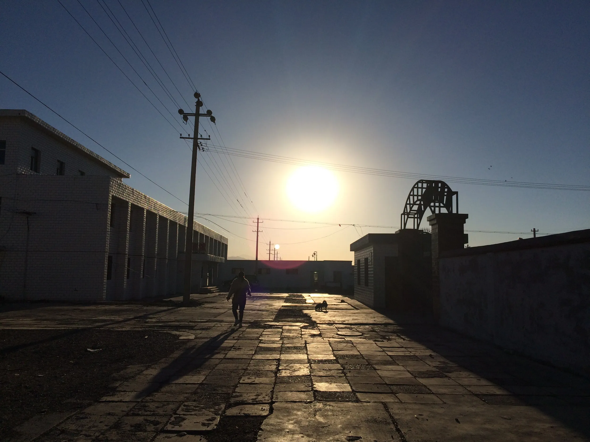 大河沿鎮の軍供站