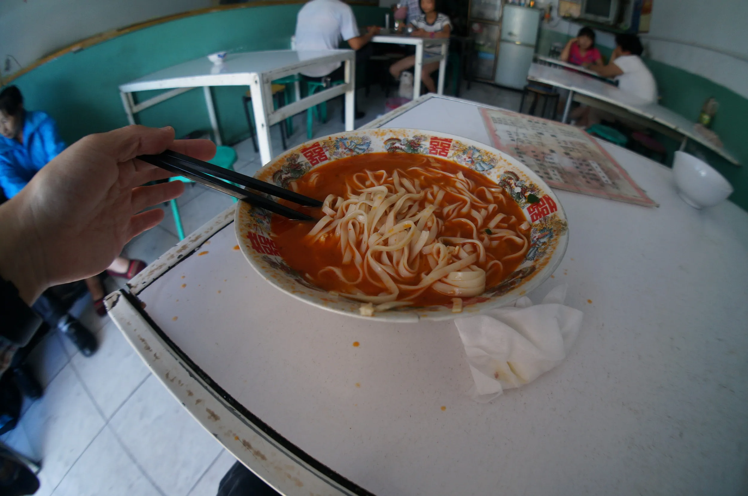 トマトと卵の炒め麺