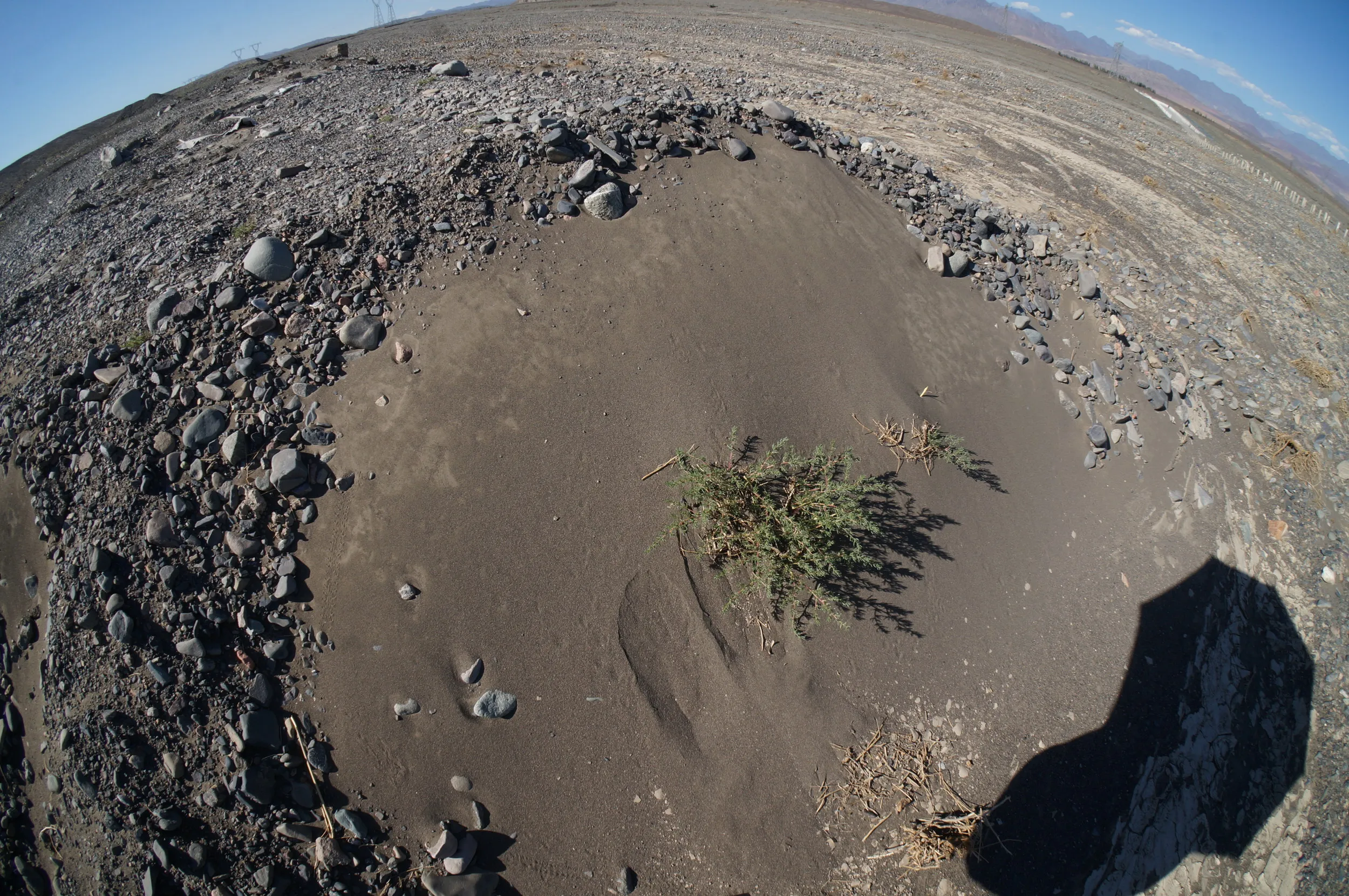 魚眼レンズで撮影