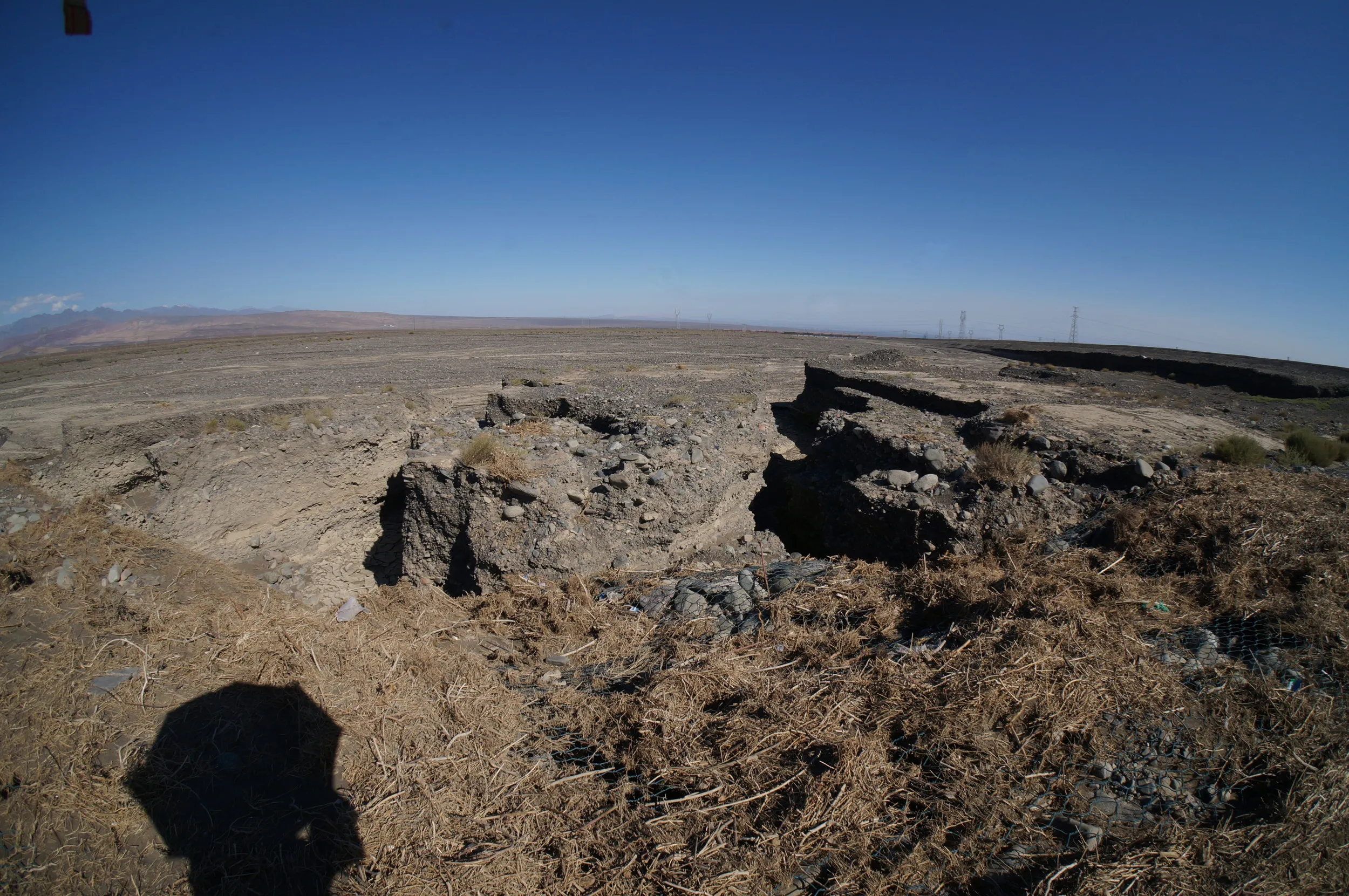 砂漠地帯を散歩