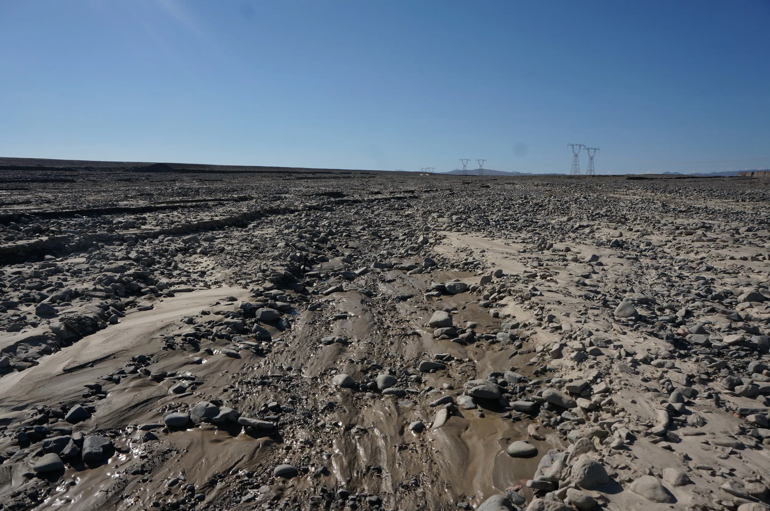 砂漠地帯を散歩