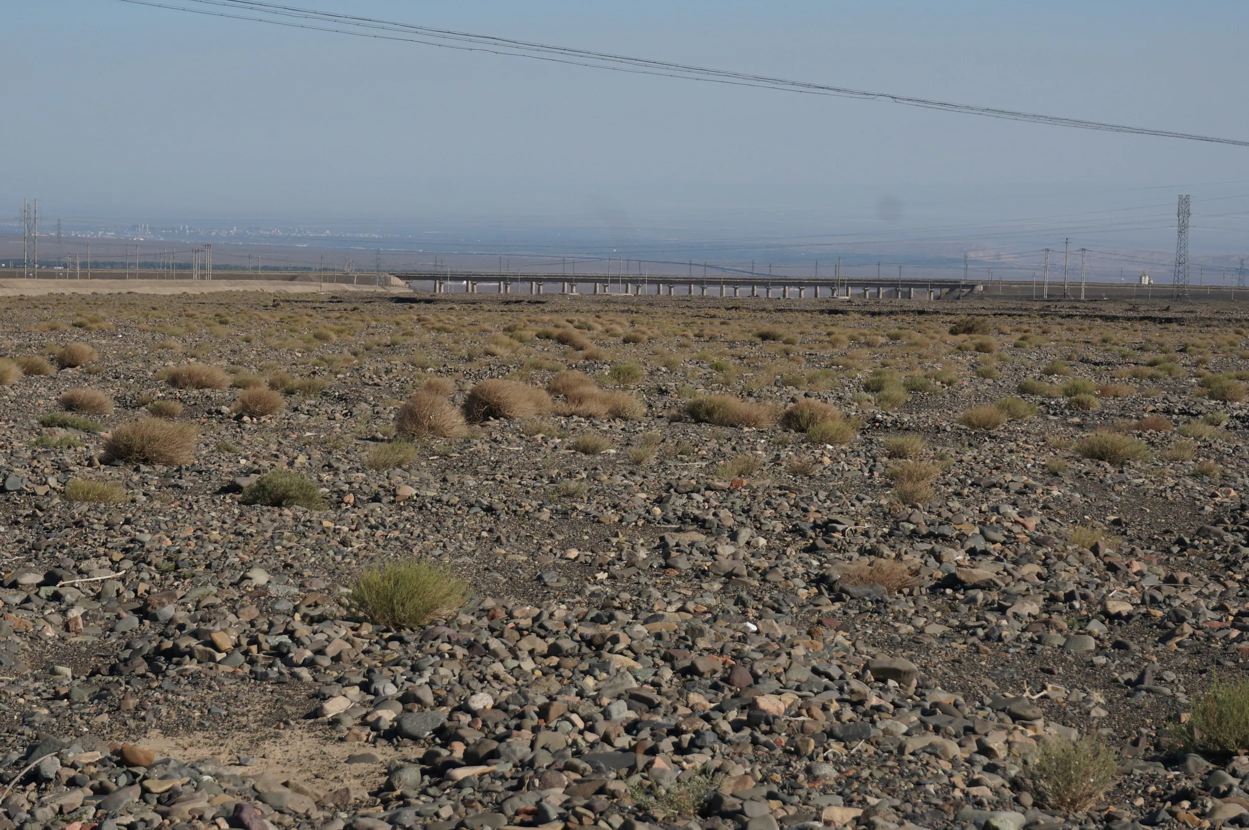 砂漠地帯を散歩