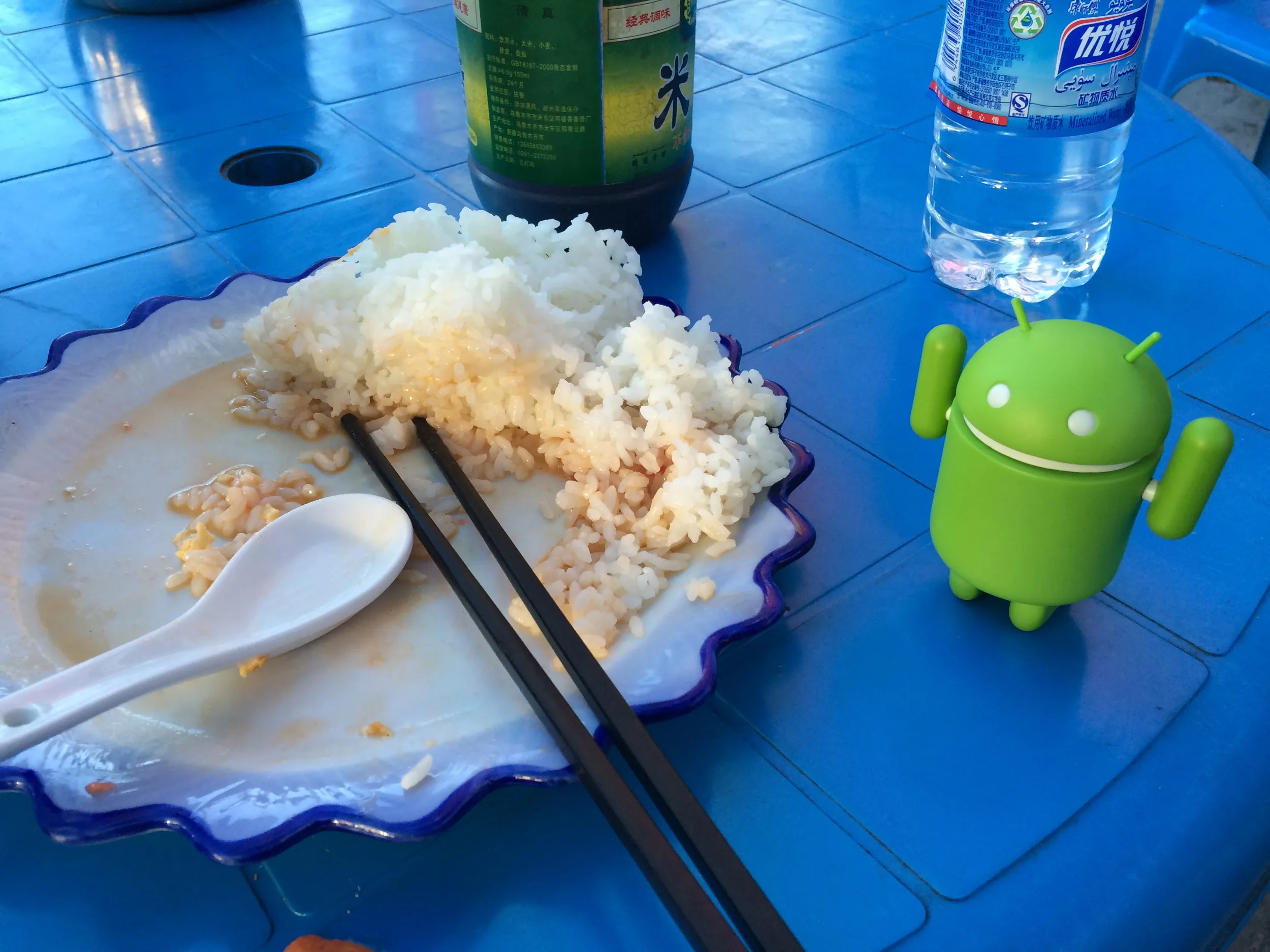 トマトと卵炒めご飯を完食！