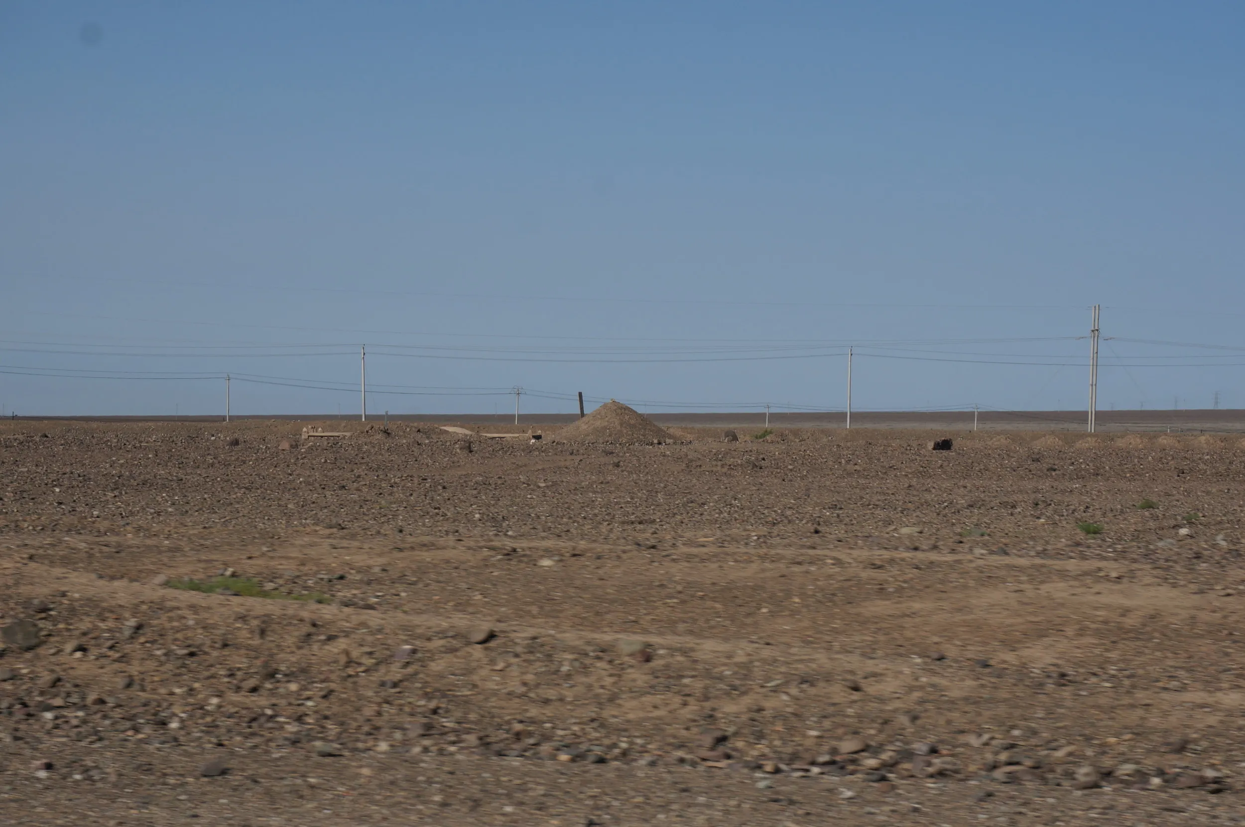 大河沿鎮から交河故城へ向け出発