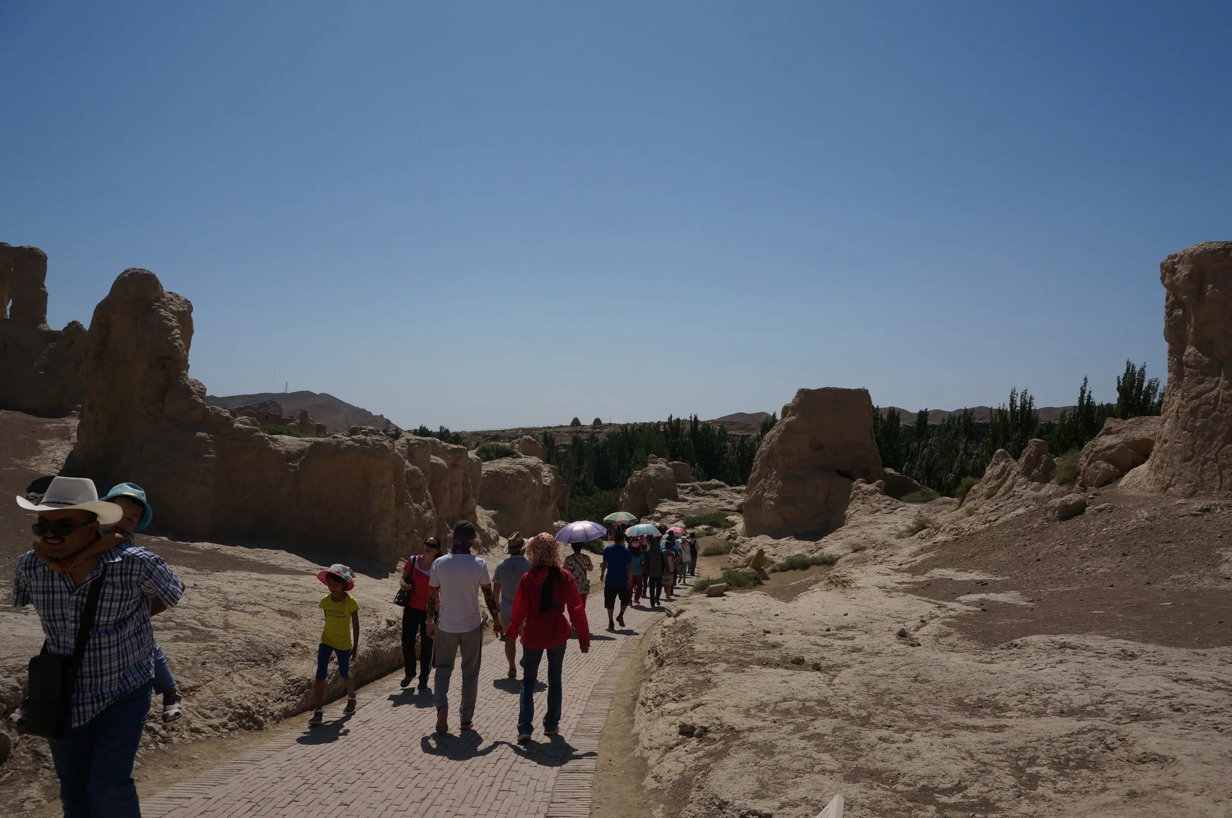 交河故城を観光