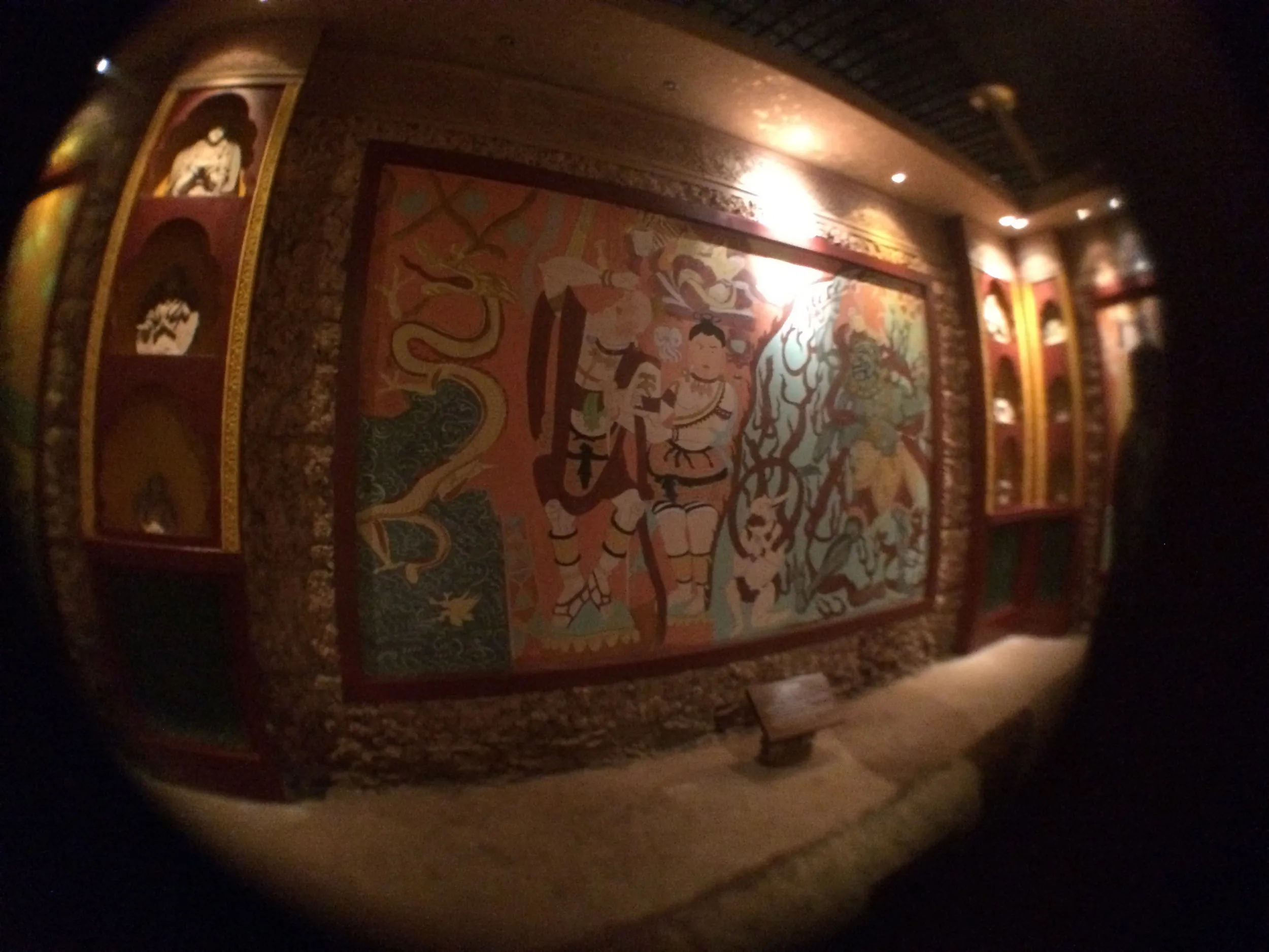 火焔山景観区を観光