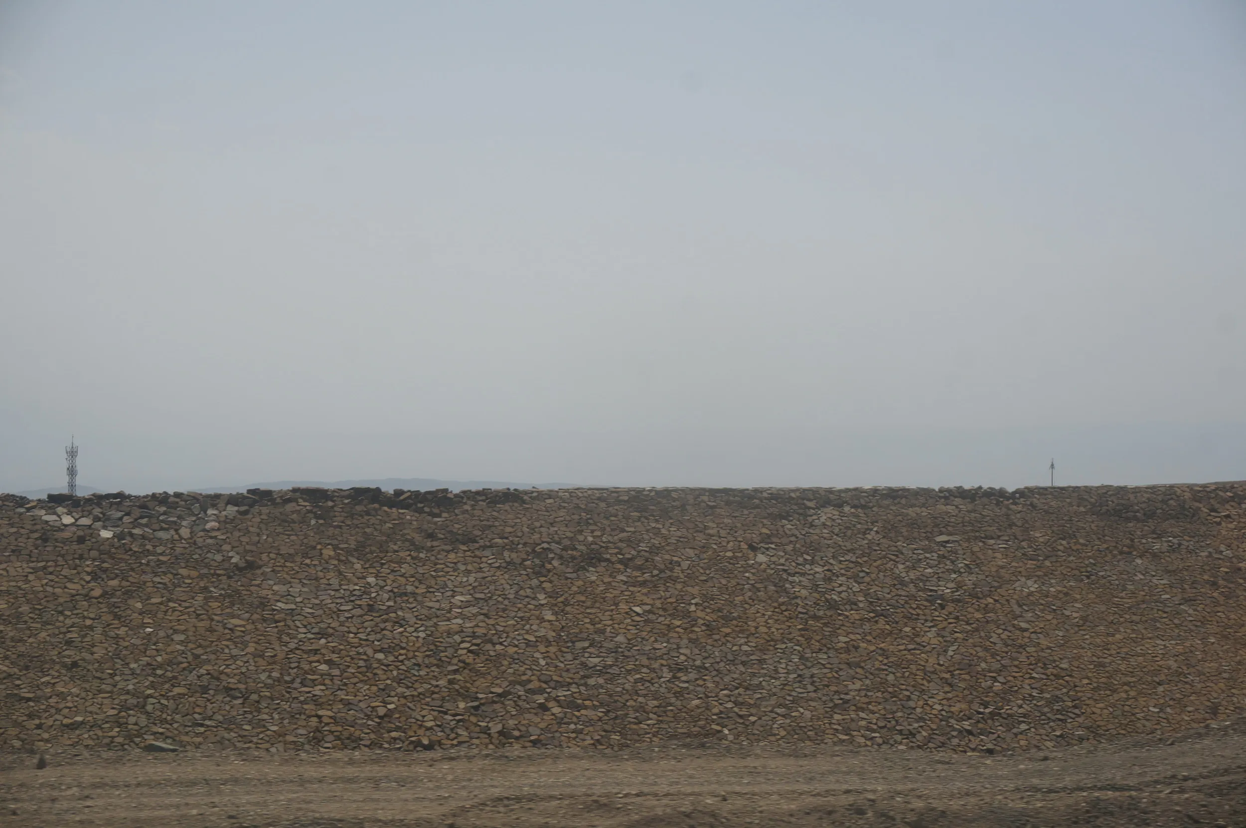 トルファン~ウルムチ間の車窓風景