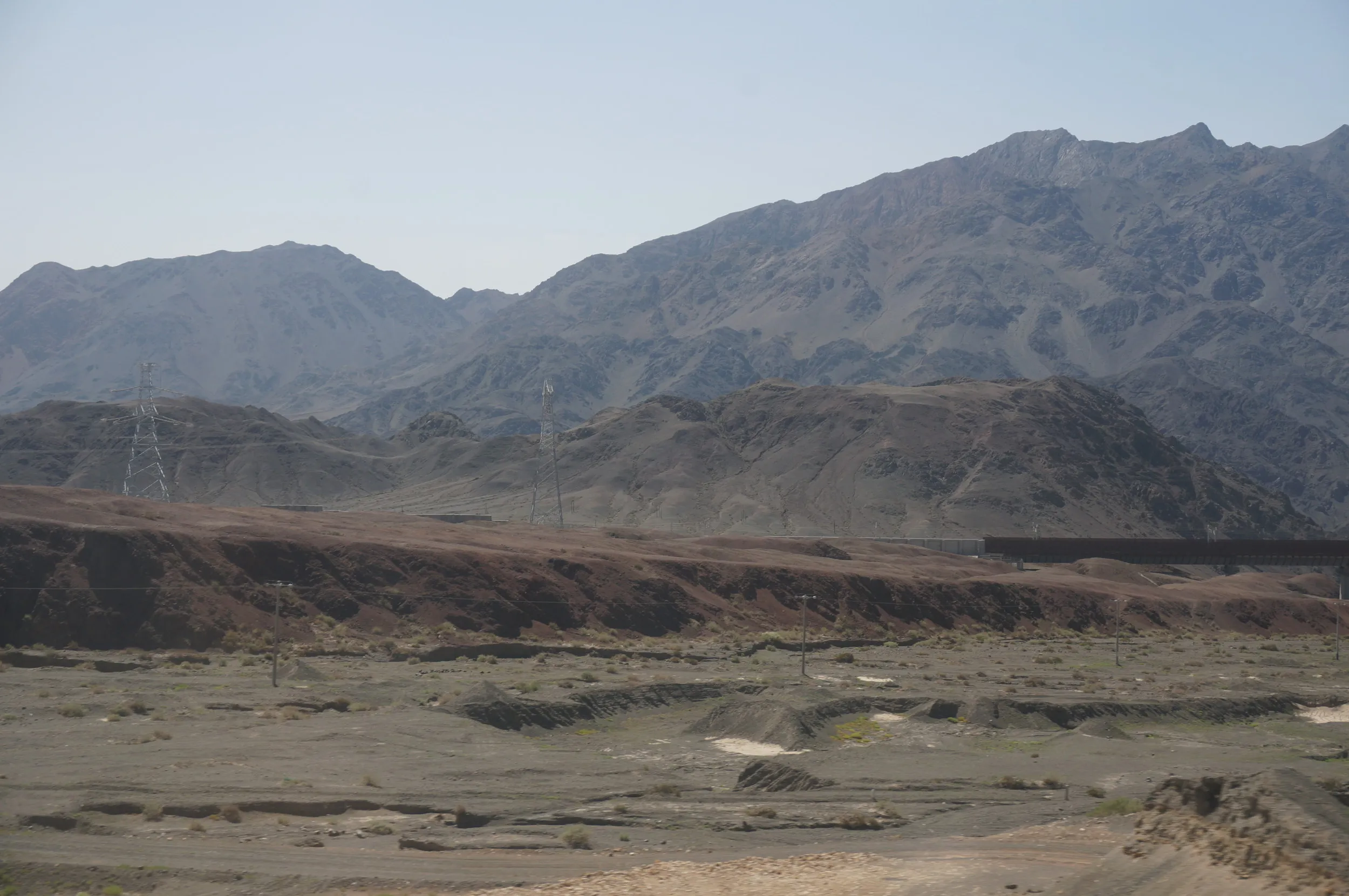 トルファン~ウルムチ間の車窓風景