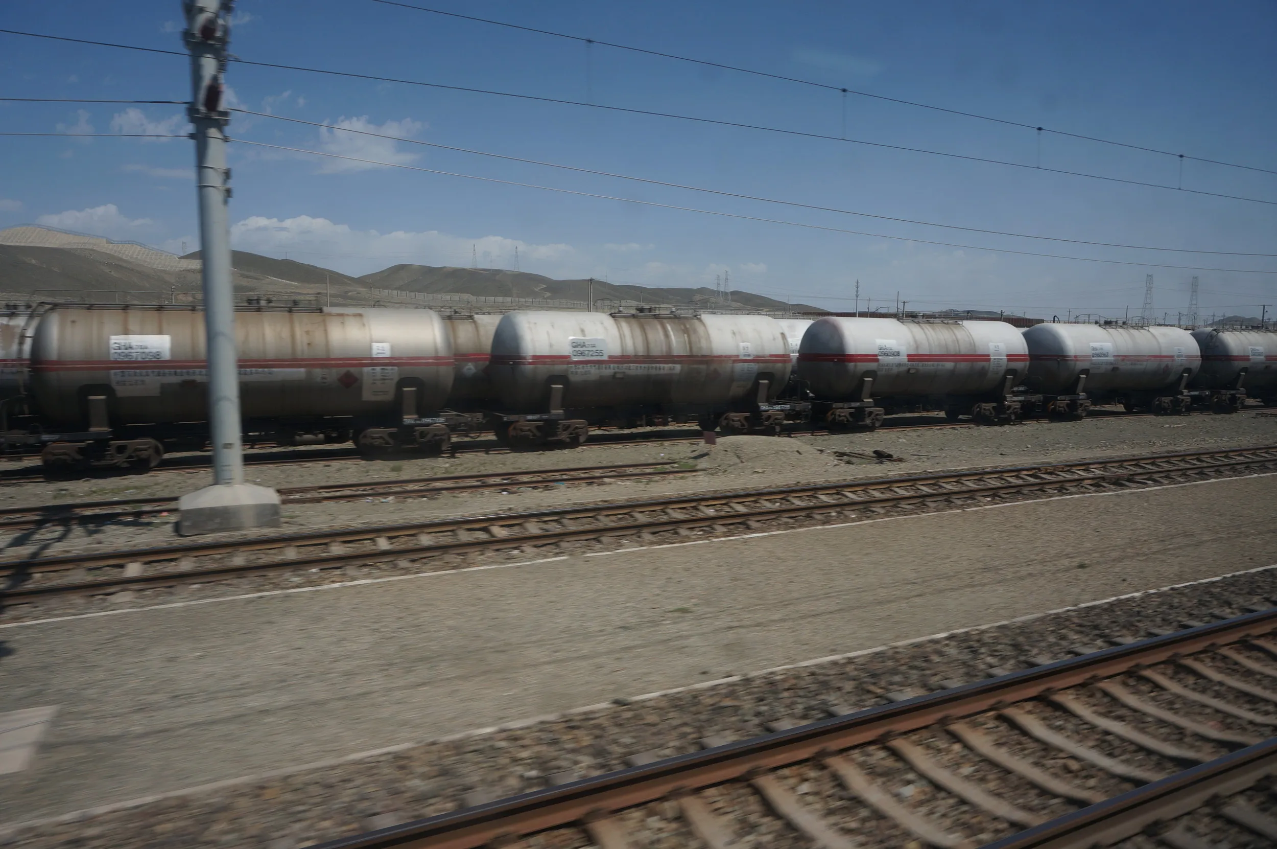 トルファン~ウルムチ間の車窓風景