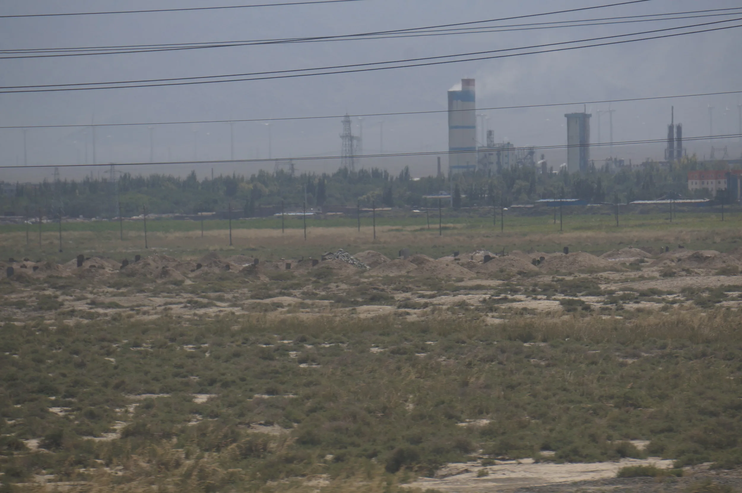 トルファン~ウルムチ間の車窓風景
