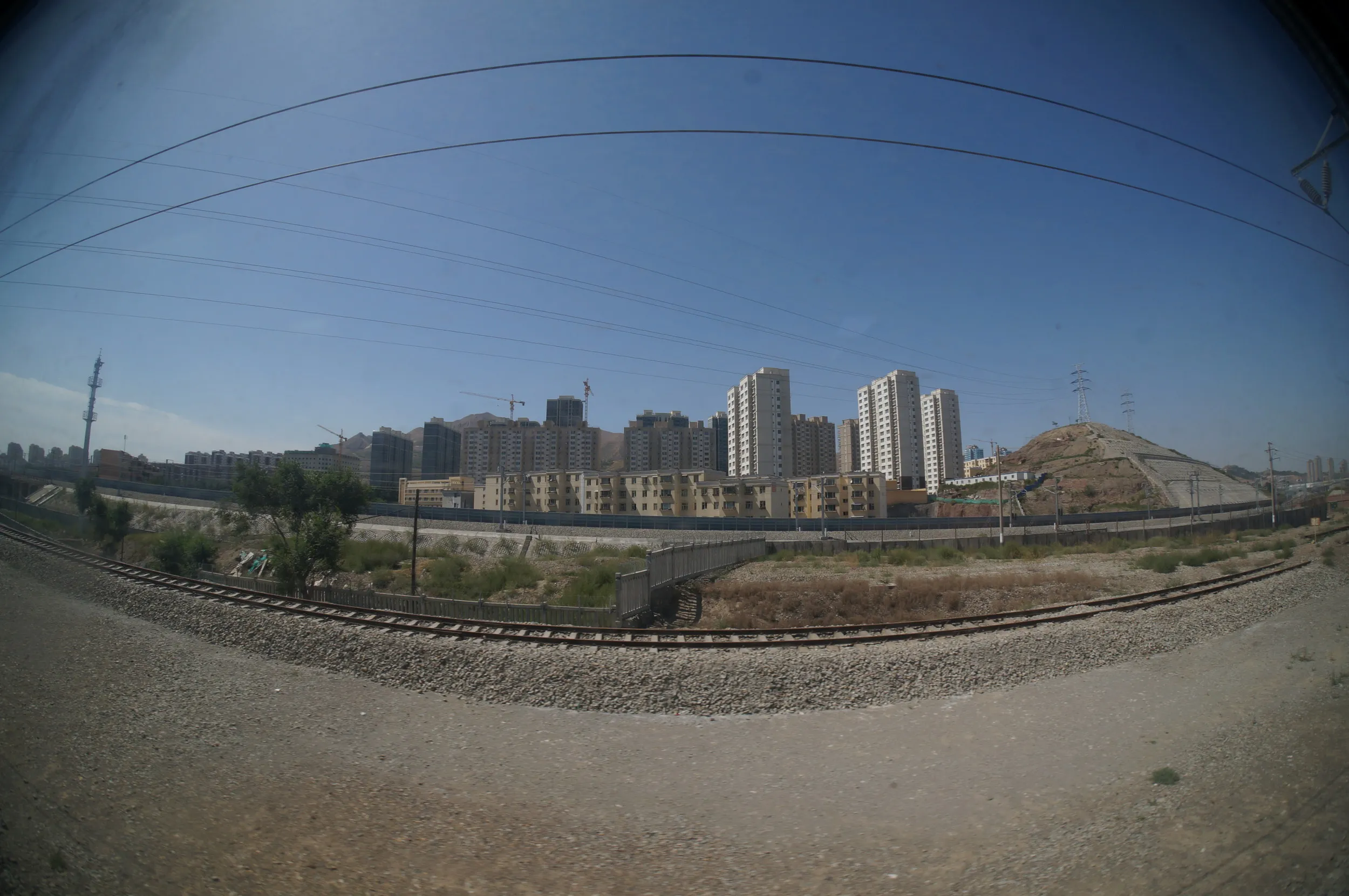 トルファン~ウルムチ間の車窓風景
