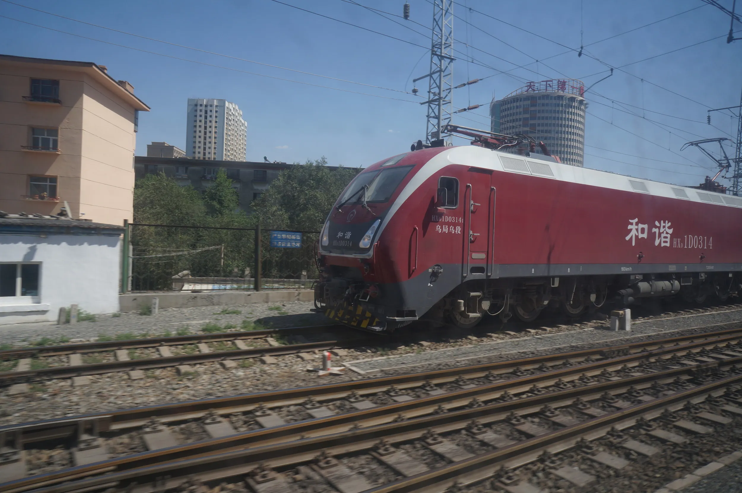 トルファン~ウルムチ間の車窓風景