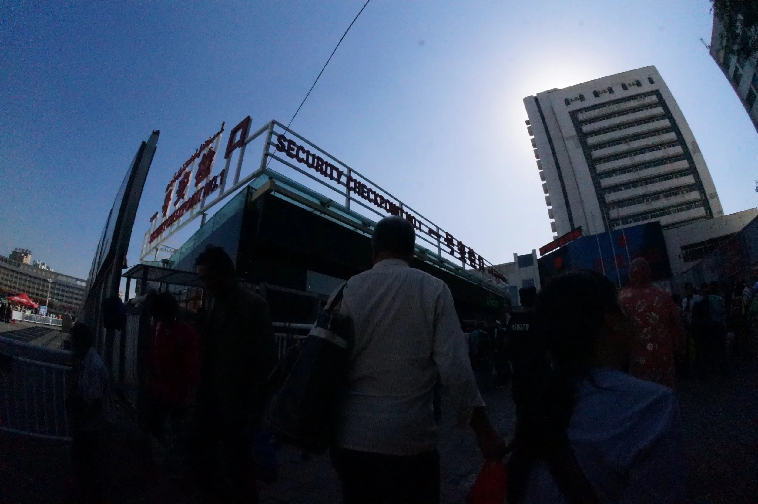 ウルムチ南駅周辺の風景