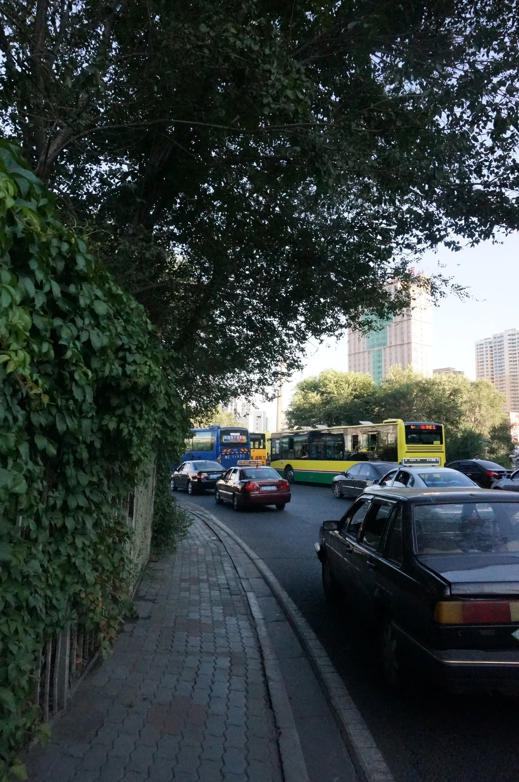 ウルムチ市内を散歩